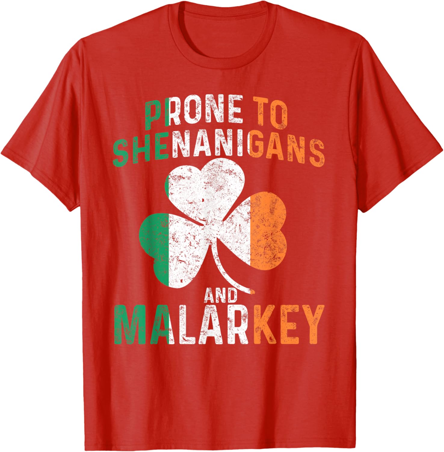 Funny St Patricks Day Boys T-Shirt Prone To Shenanigans And Malarkey - 3