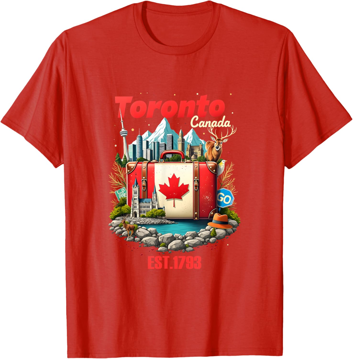 Toronto Skyline Family Vacation T-Shirt for Unforgettable Trips - 16