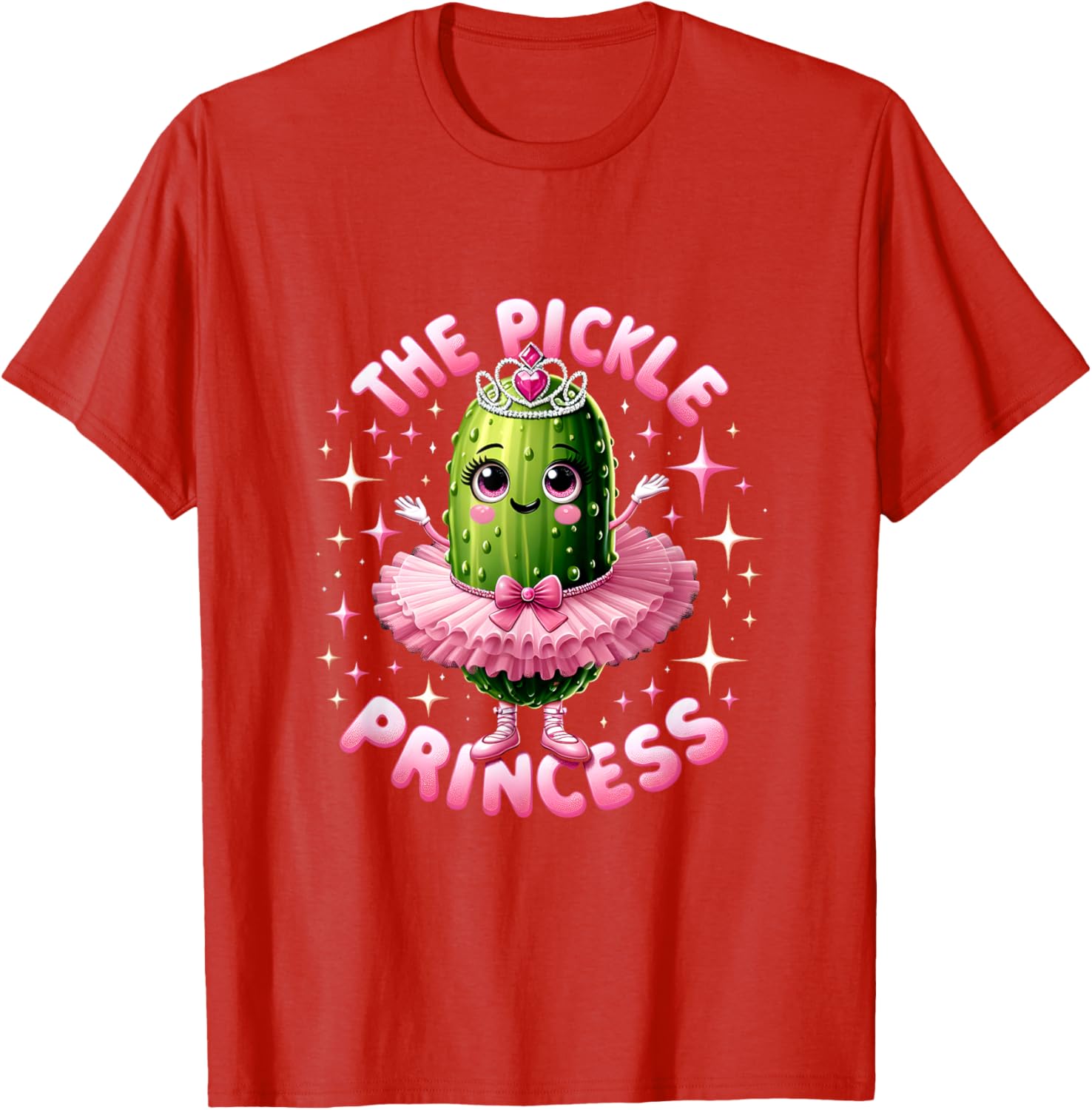 Cute Pickle Princess Ballet T-Shirt for Pickle Lovers and Dancers - 21