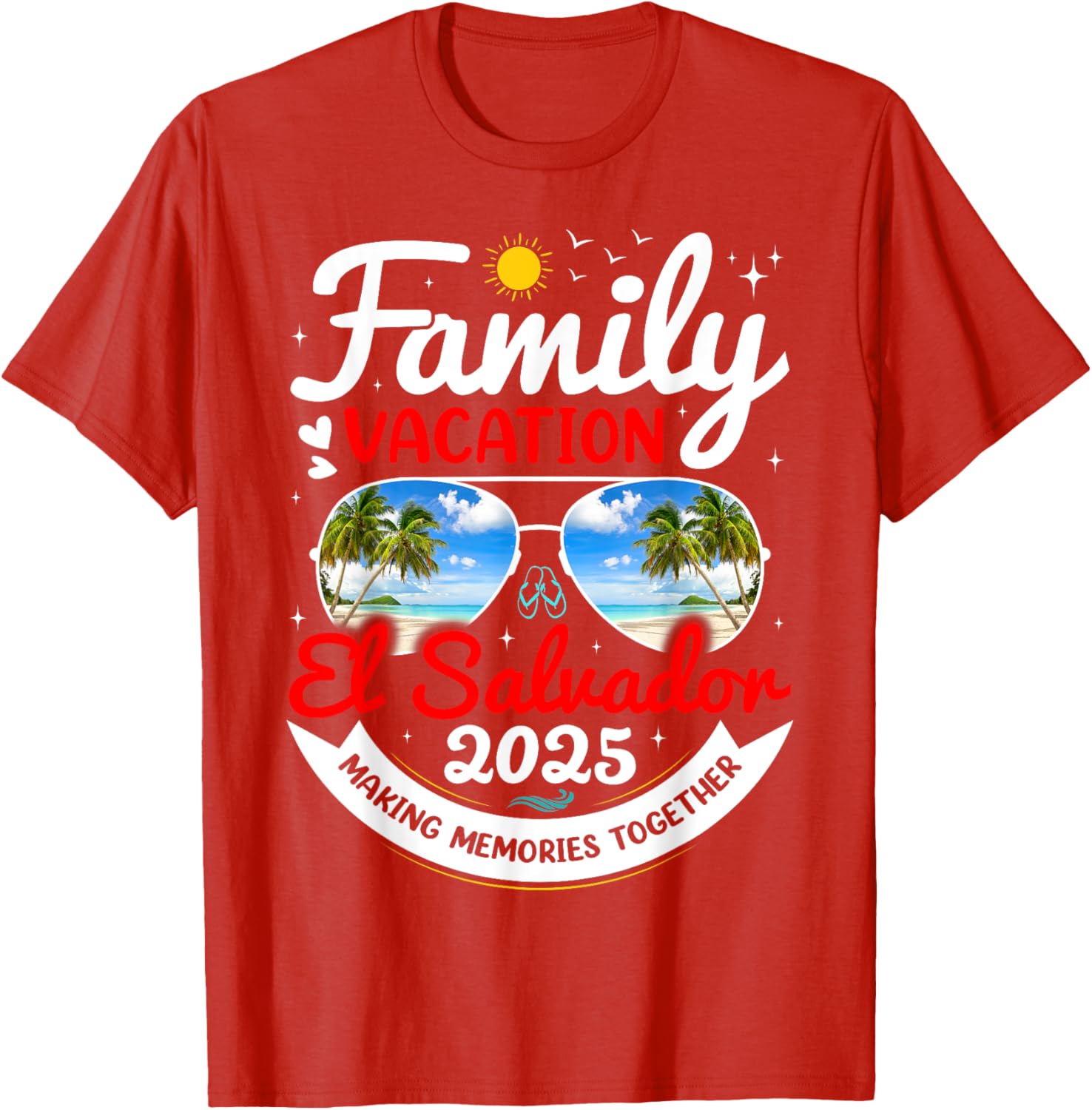 El Salvador Family Vacation 2025 Beach Group T-Shirt for Fun Adventures - 5