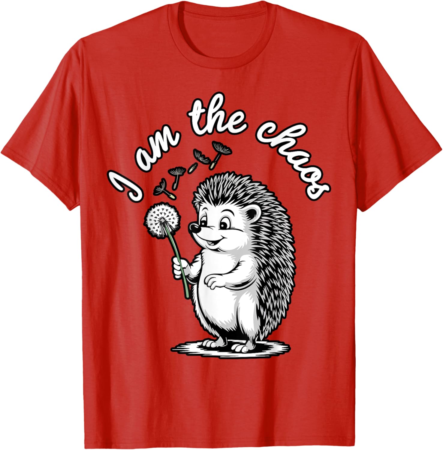 Funny Hedgehog Dandelion T-Shirt for Sarcastic Animal Lovers - 18