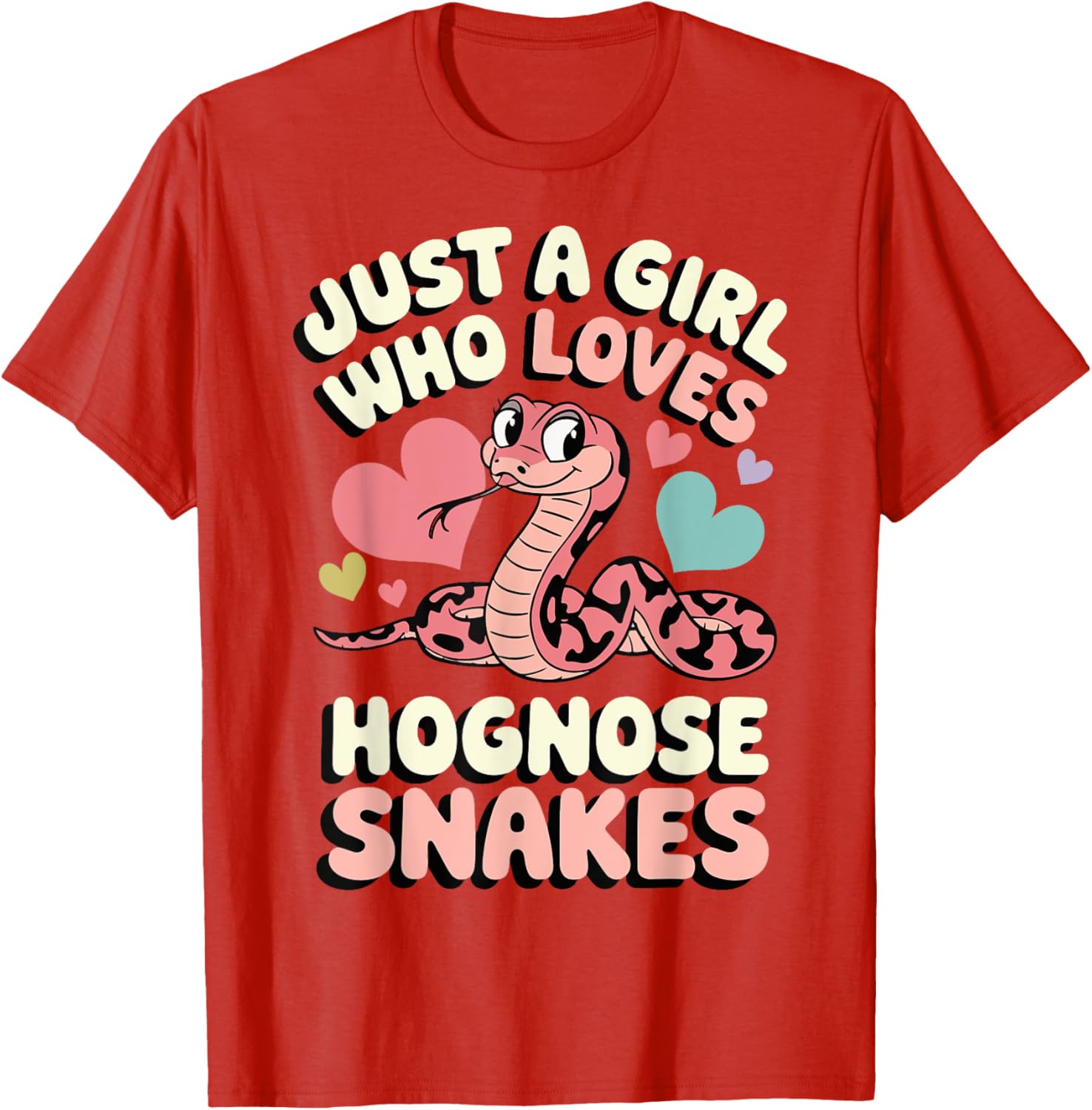 Just A Girl Who Loves Hognose Snakes Fun T-Shirt for Snake Enthusiasts - 2