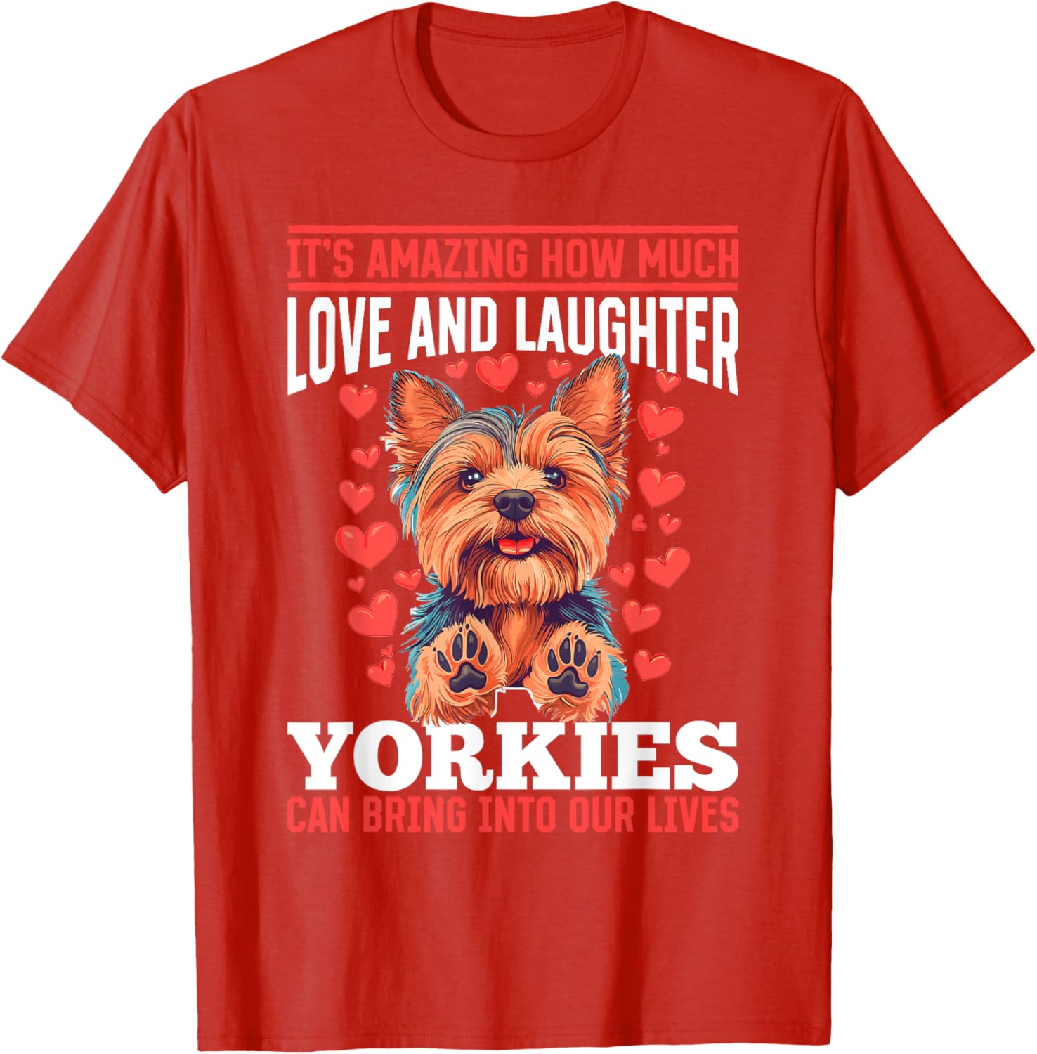 Yorkshire Terrier Yorkie Dog Owner T-Shirt for Pet Lovers - 6