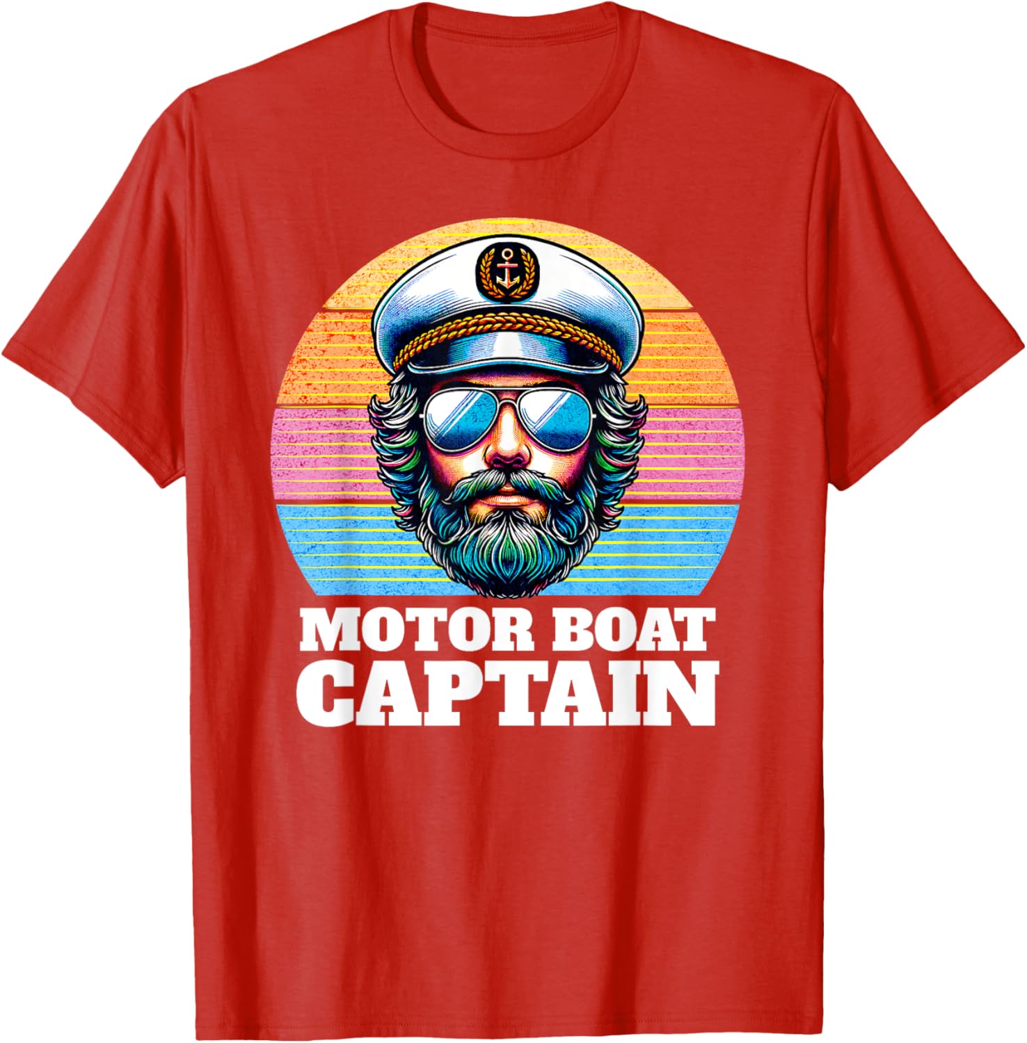 Funny Motor Boat Captain T-Shirt for Men and Women, Nautical Humor Apparel - 17