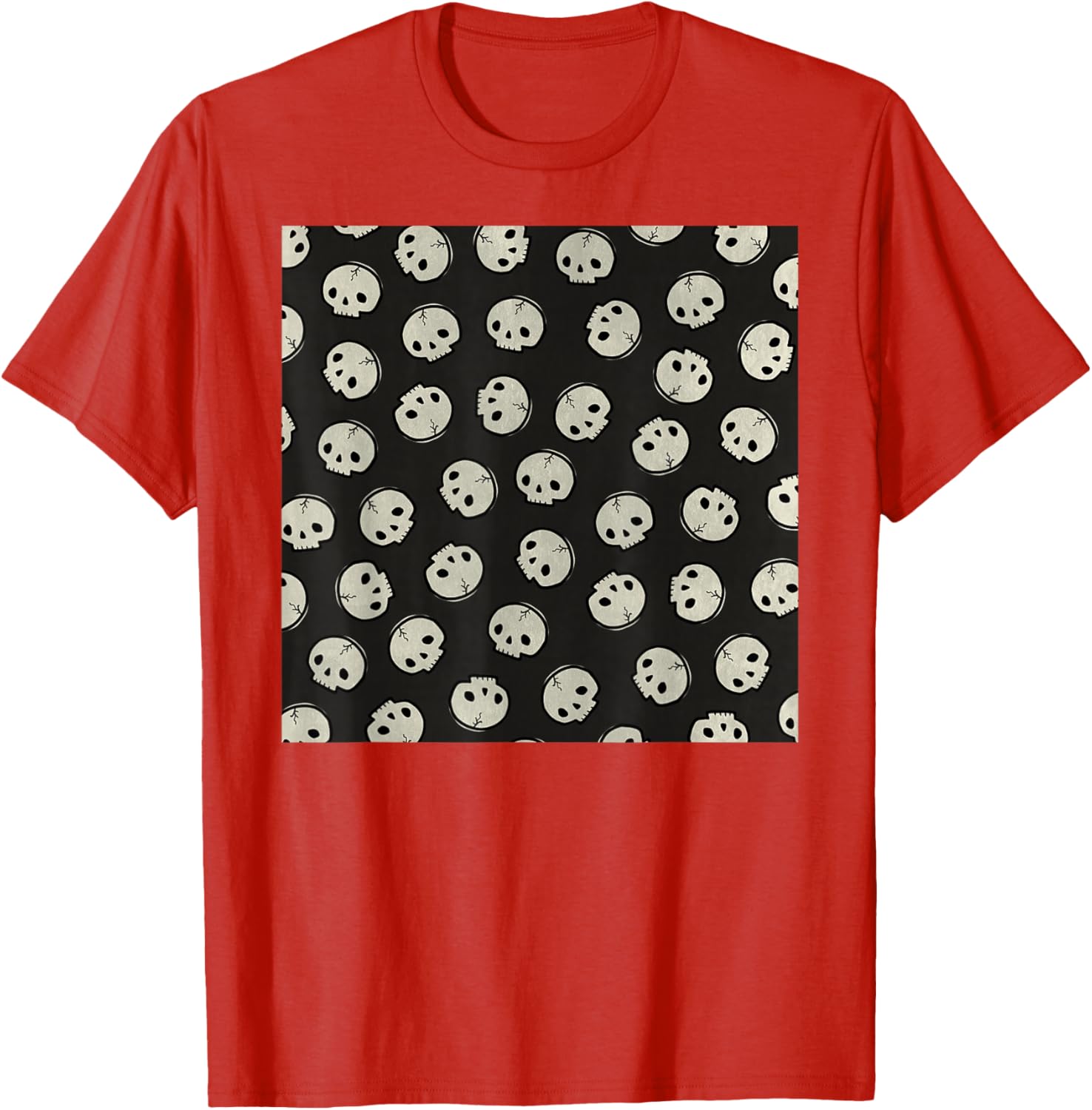 Trendy Cecelia Hotzler Skull Pattern Graphic T-Shirt for Unique Style - 6