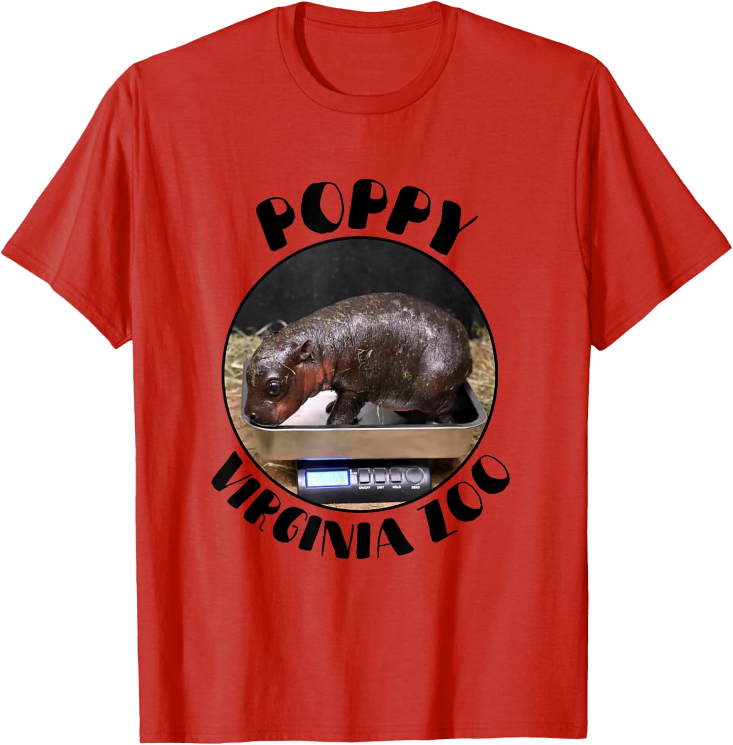Poppy Virginia Zoo Pygmy Hippo T-Shirt Adorable Baby Hippo Shirt - 1