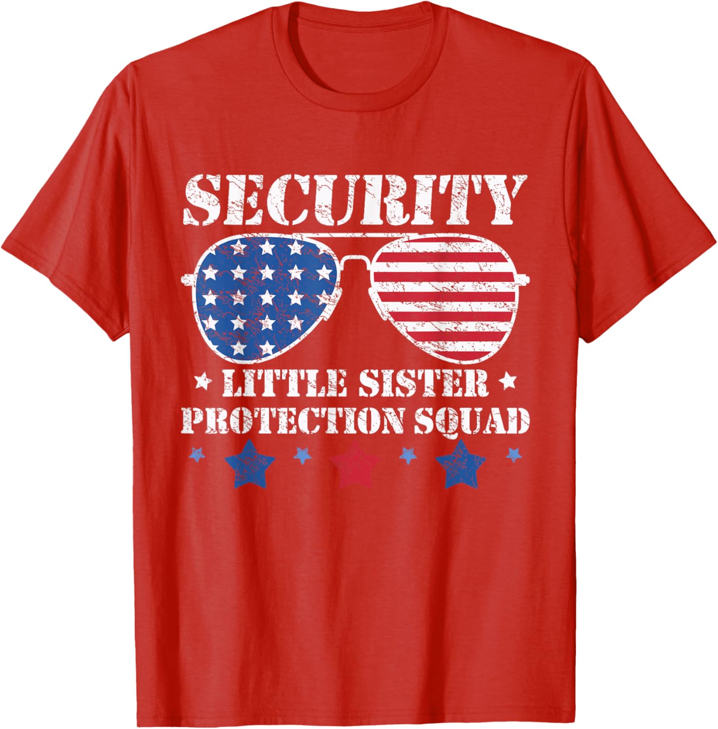 Funny Boys Brother T-Shirt Security Little Sister Protection Squad Gear - 12