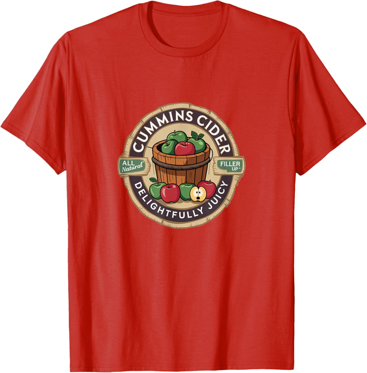 Vintage Cummins Cider Funny Meme T-Shirt for Fun and Casual Style - 5