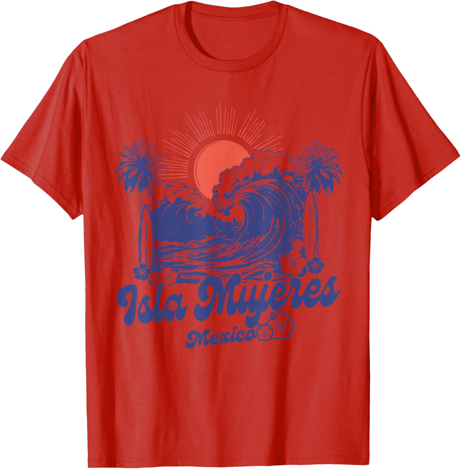 Isla Mujeres 2025 Vintage Surfing T-Shirt Retro 70s Style Apparel - 7