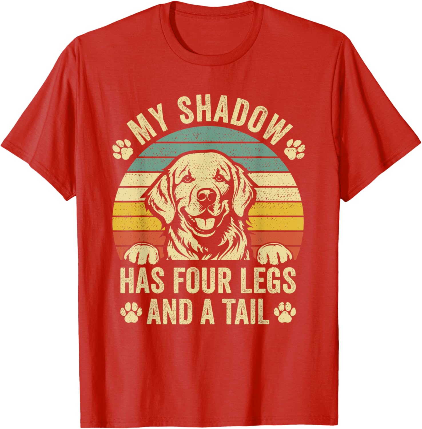Cute My Shadow Has Four Legs And A Tail T-Shirt for Dog Lovers - 13
