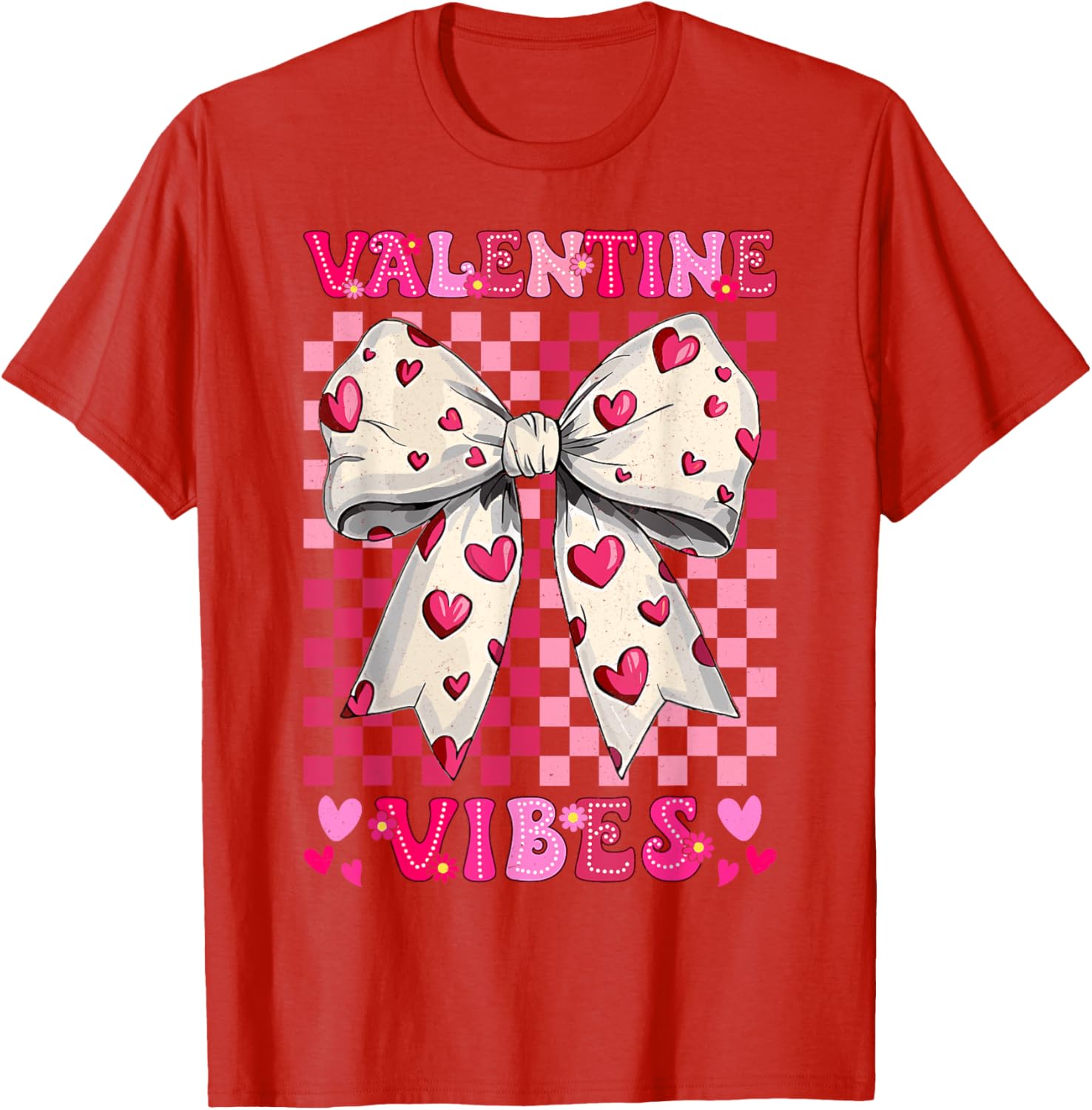 Retro Valentine's Day Heart T-Shirt for Kids - Fun Valentine's Vibes! - 8