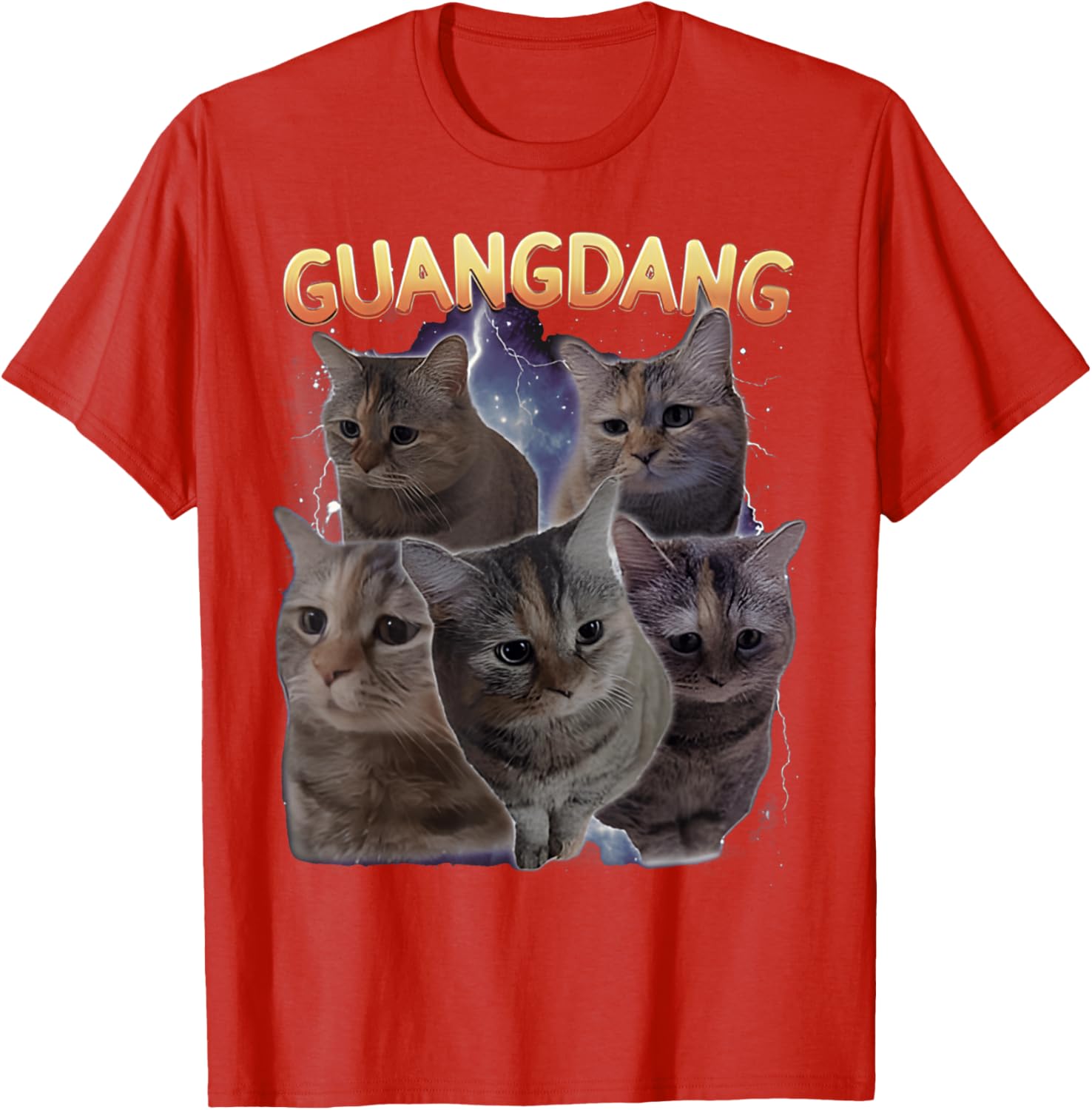 Sad Cat and Funny Meme Cats T-Shirt for Cat Lovers and Humor Fans - 1