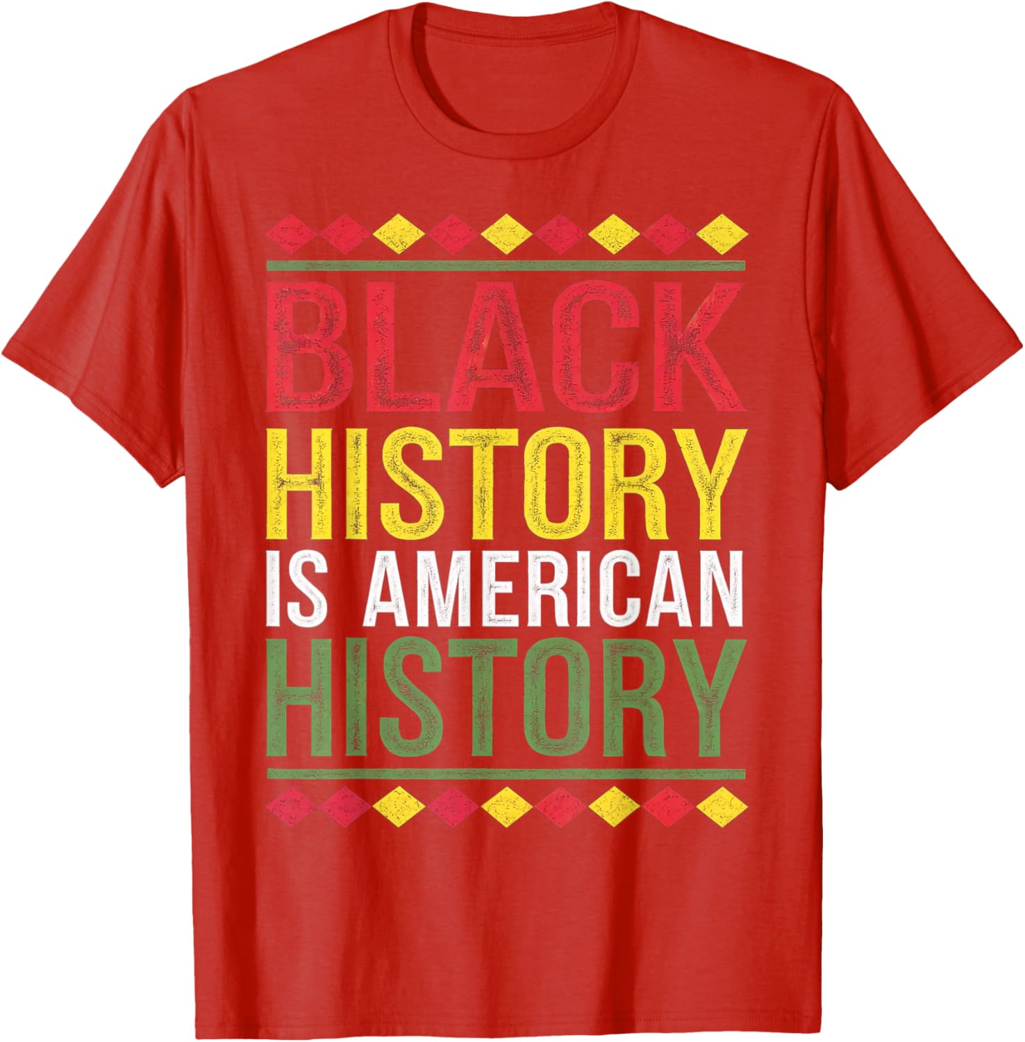 Black History is American History Patriotic African American T-Shirt - 2