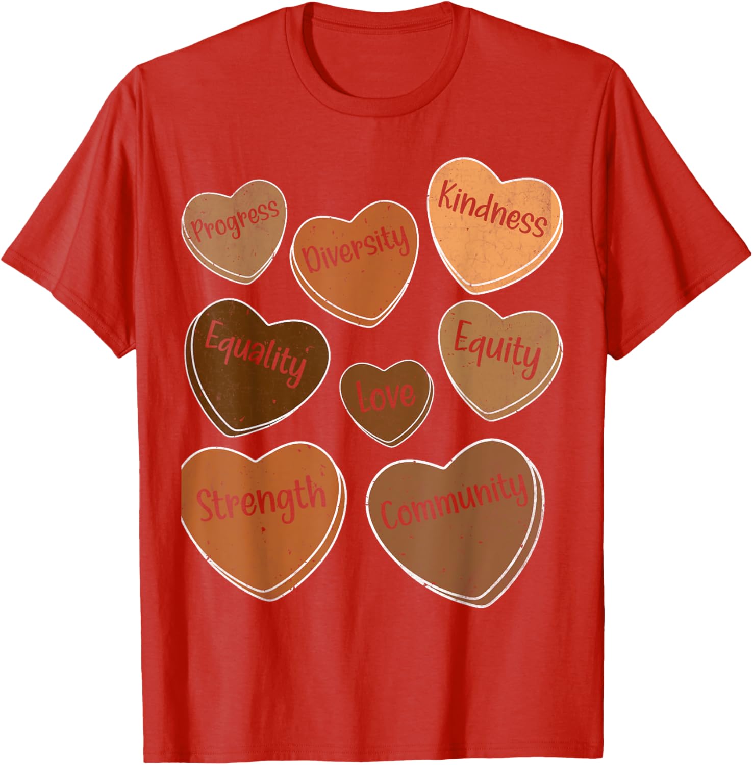 Celebrate Black History Month with Proud Black Women Heart T-Shirt - 20