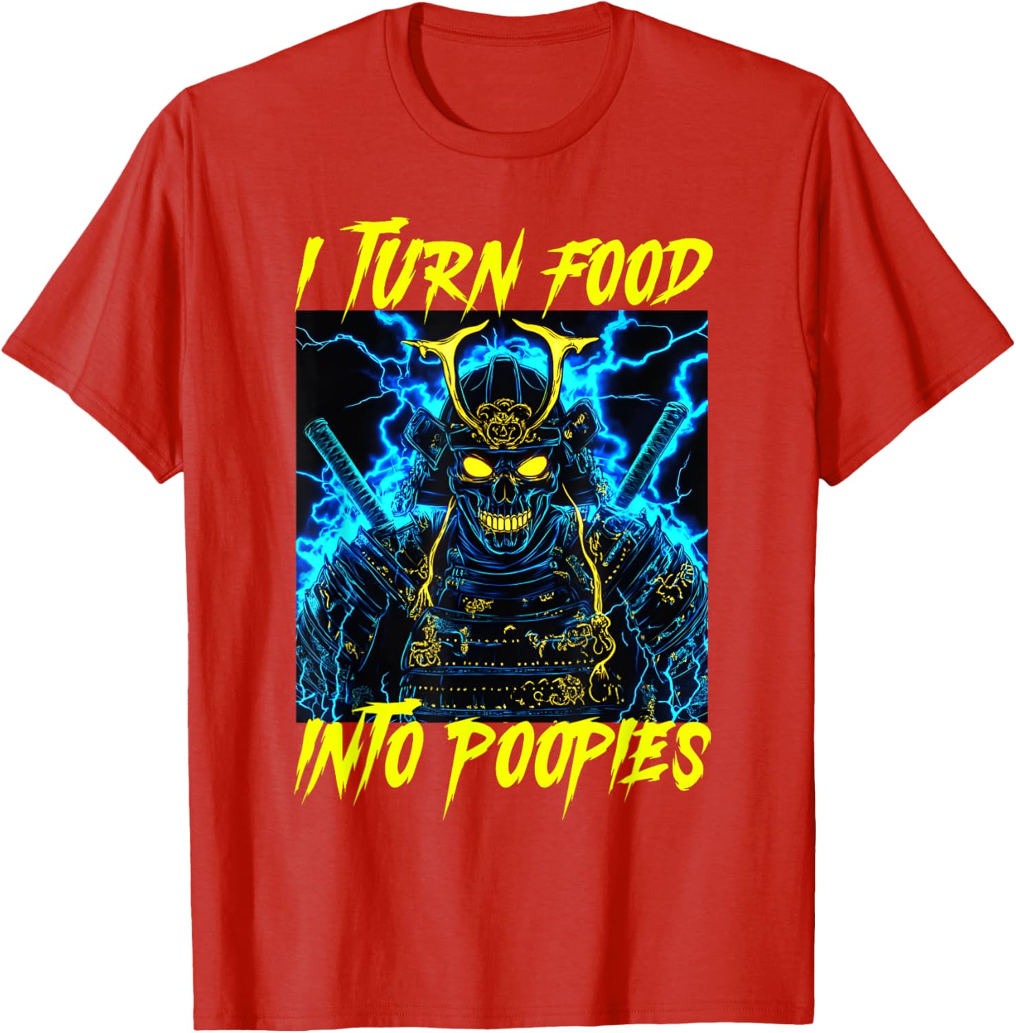 I Turn Food Into Poopies Fun T-Shirt for Food Lovers and Jokesters - 1