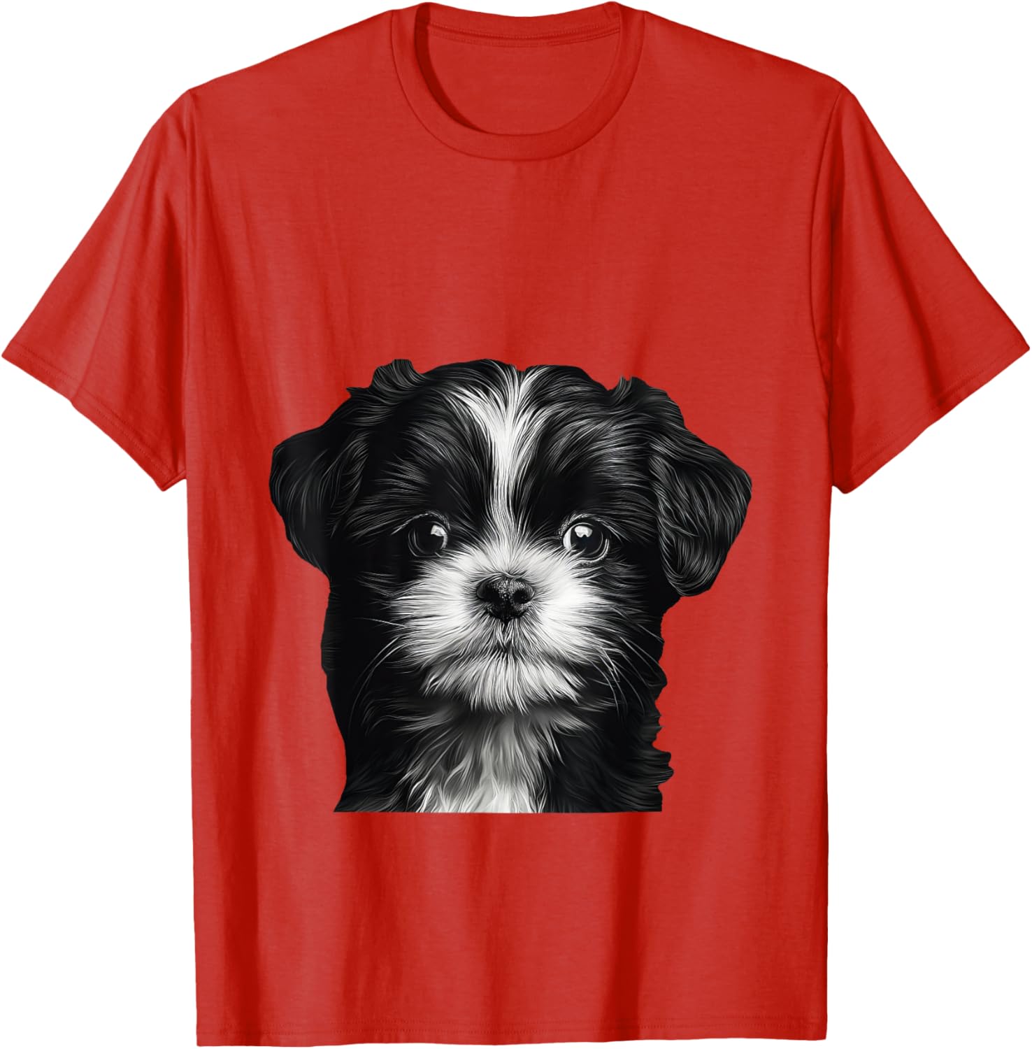 Adorable Shih Tzu Puppy T-Shirt for Dog Lovers - Cute Pet Apparel - 3
