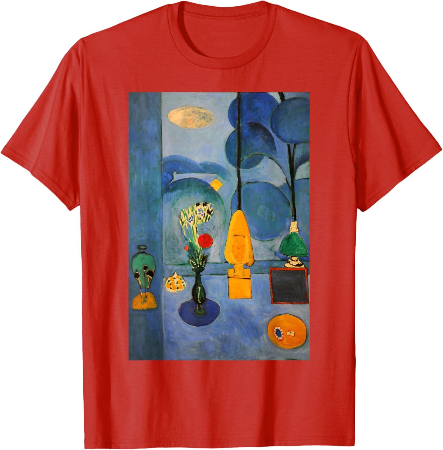 Matisse Blue Window T-Shirt – Stylish Art-Inspired Clothing for All - 17