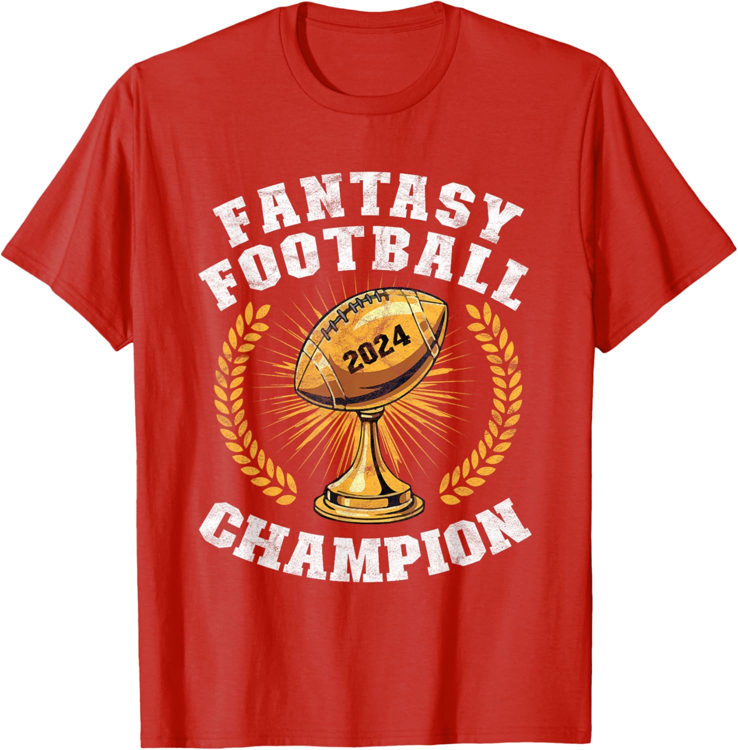 Fantasy Football Champion T-Shirt 2024 for Men and Boys Gift - 16