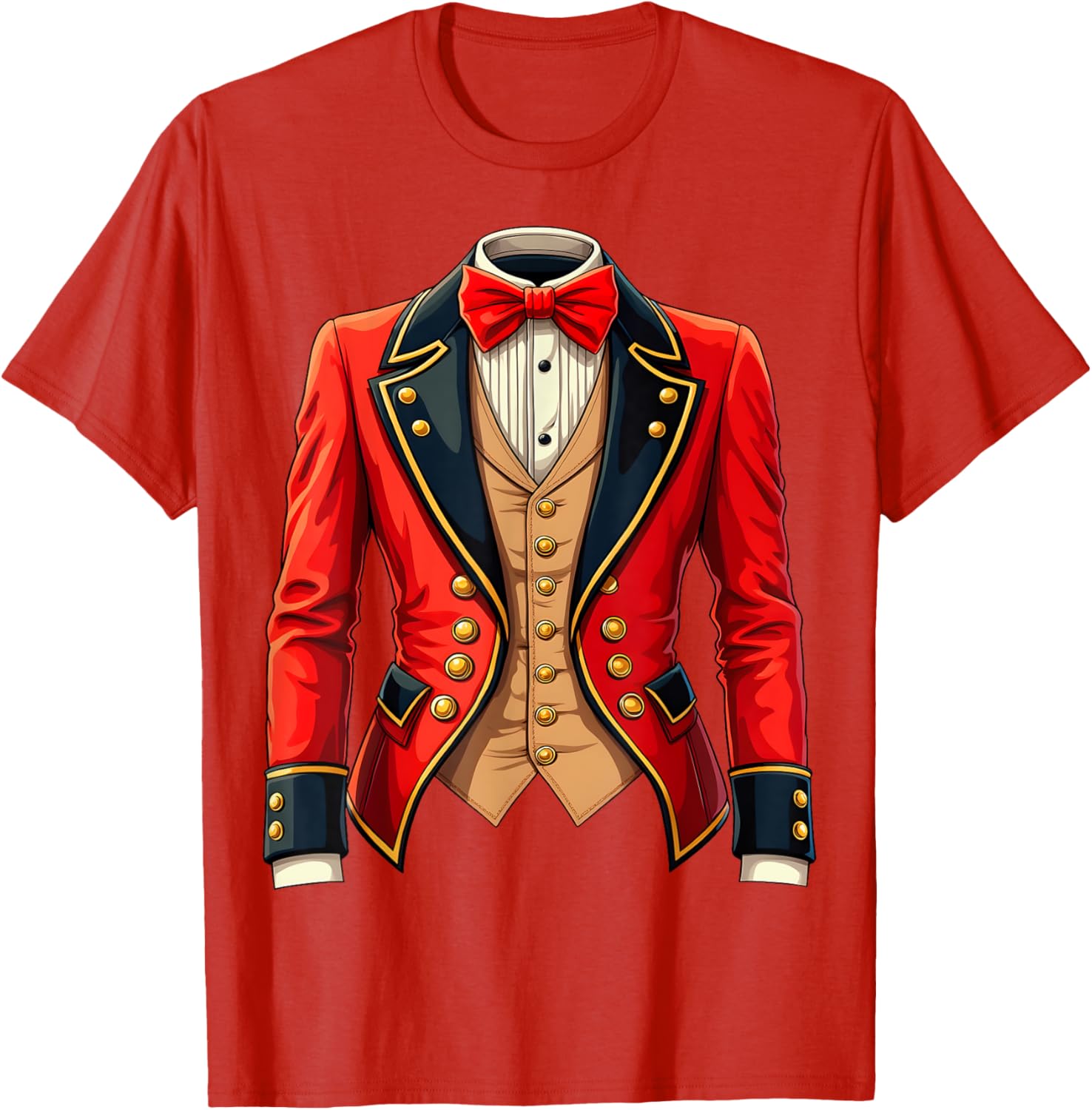 Ringmaster Costume Jacket for Circus Performers - Fun T-Shirt Design - 23