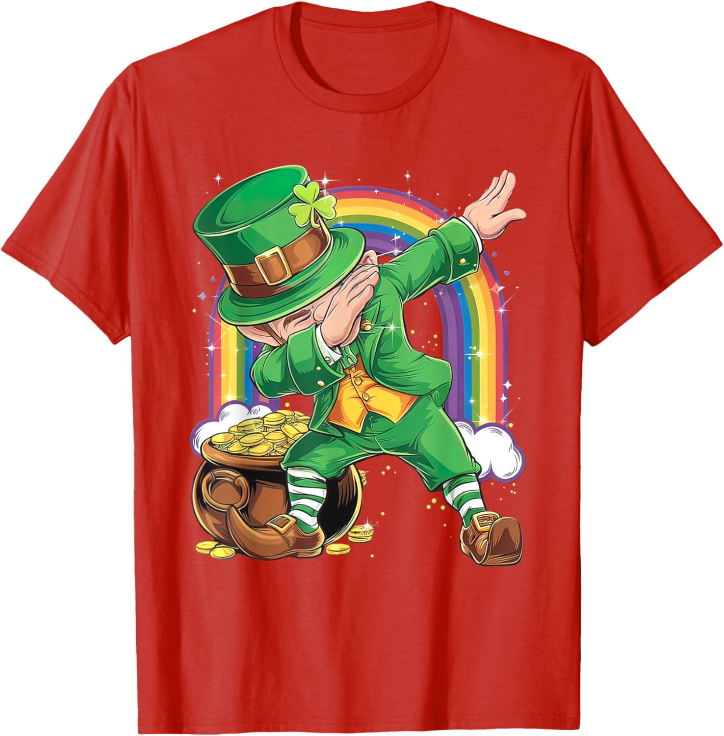 St Patricks Day Dabbing Leprechaun T-Shirt for Men, Women, Kids - 20