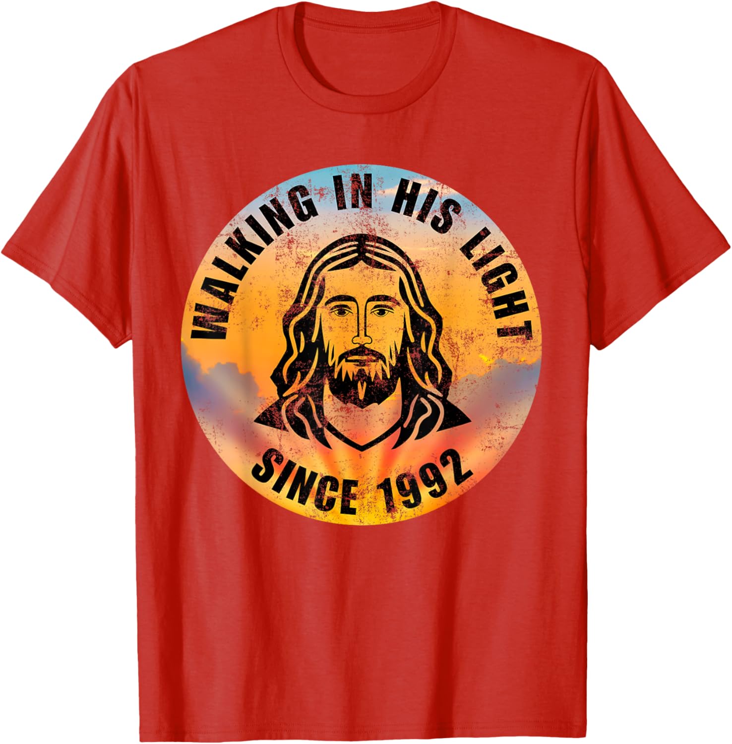 Walking In His Light Since 1992 Inspirational Christian T-Shirt - 13