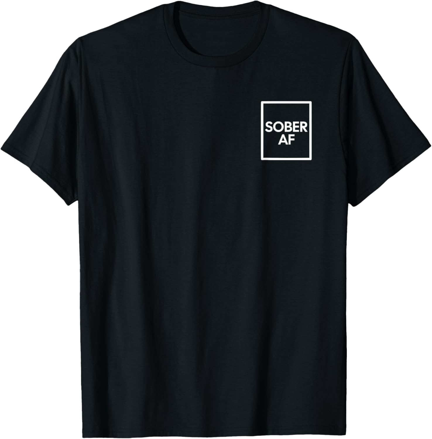 Funny Sober AF Sobriety Anniversary T-Shirt for AA Recovery Support - 20