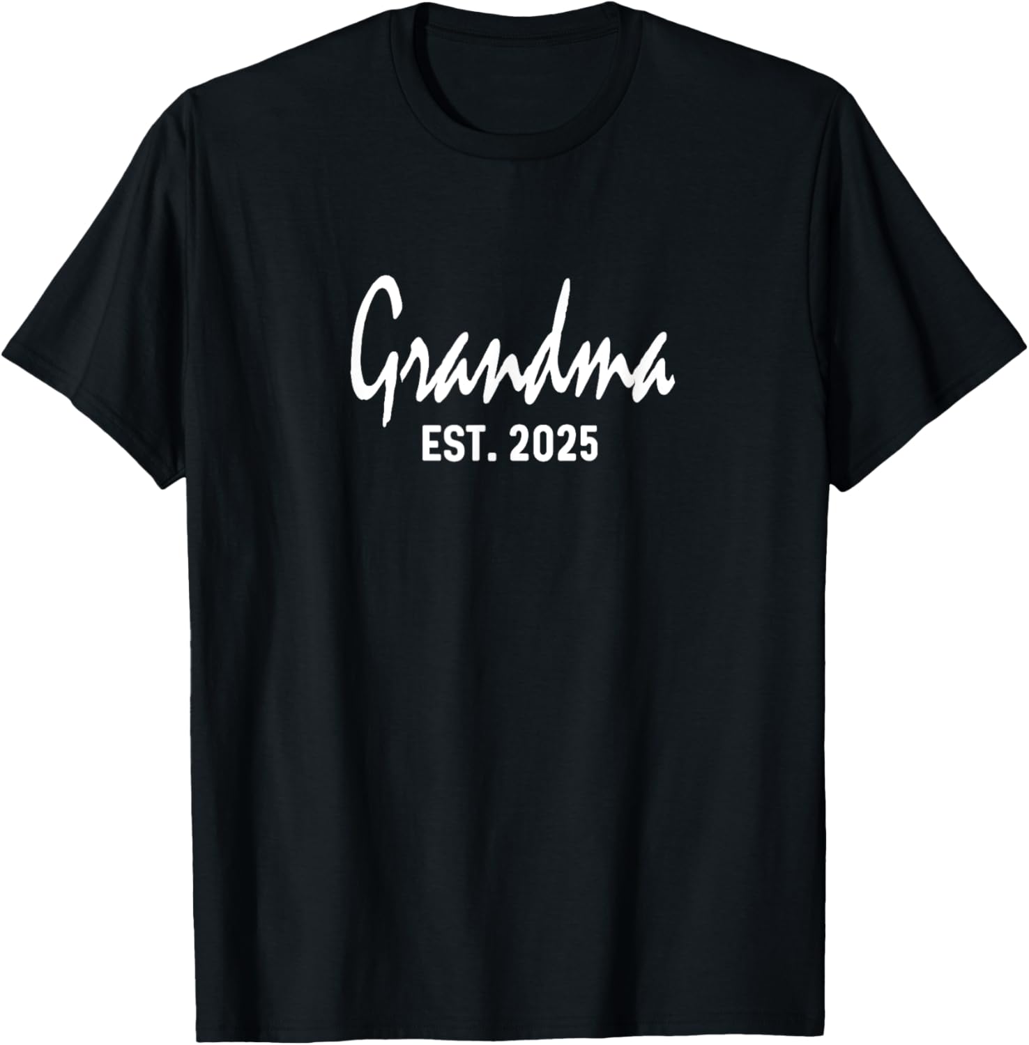 Grandma Est 2025 Expecting Reveal Surprise T-Shirt for New Grandparents - 11
