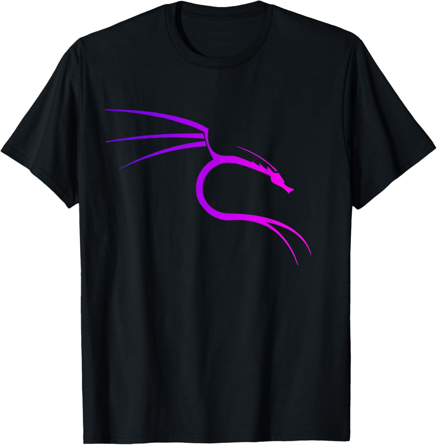 Kali Linux Hacker Dragon Design T-Shirt for Tech Enthusiasts - 2