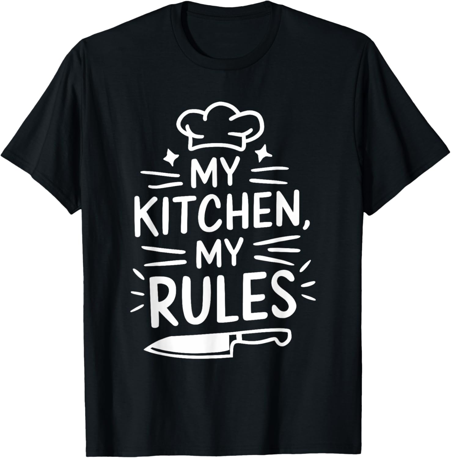 My Kitchen My Rules Chef T-Shirt for Cooking Enthusiasts - 6