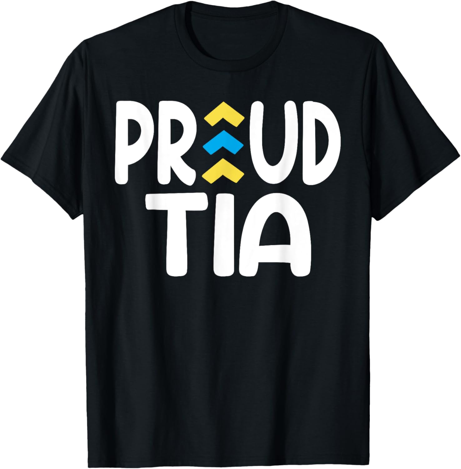 Proud Tia World Down Syndrome Day Awareness Socks and Aunt T-Shirt - 15