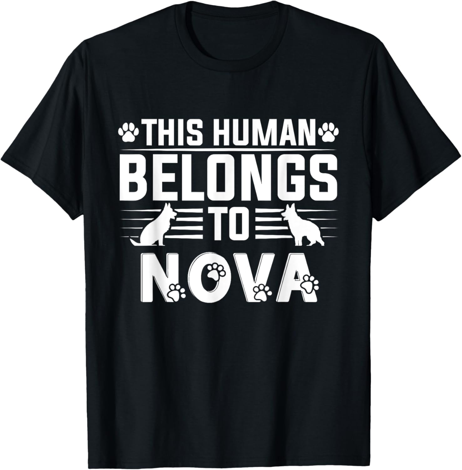 Personalized Nova Dog T-Shirt for Men, Women, Girls, and Kids - 1