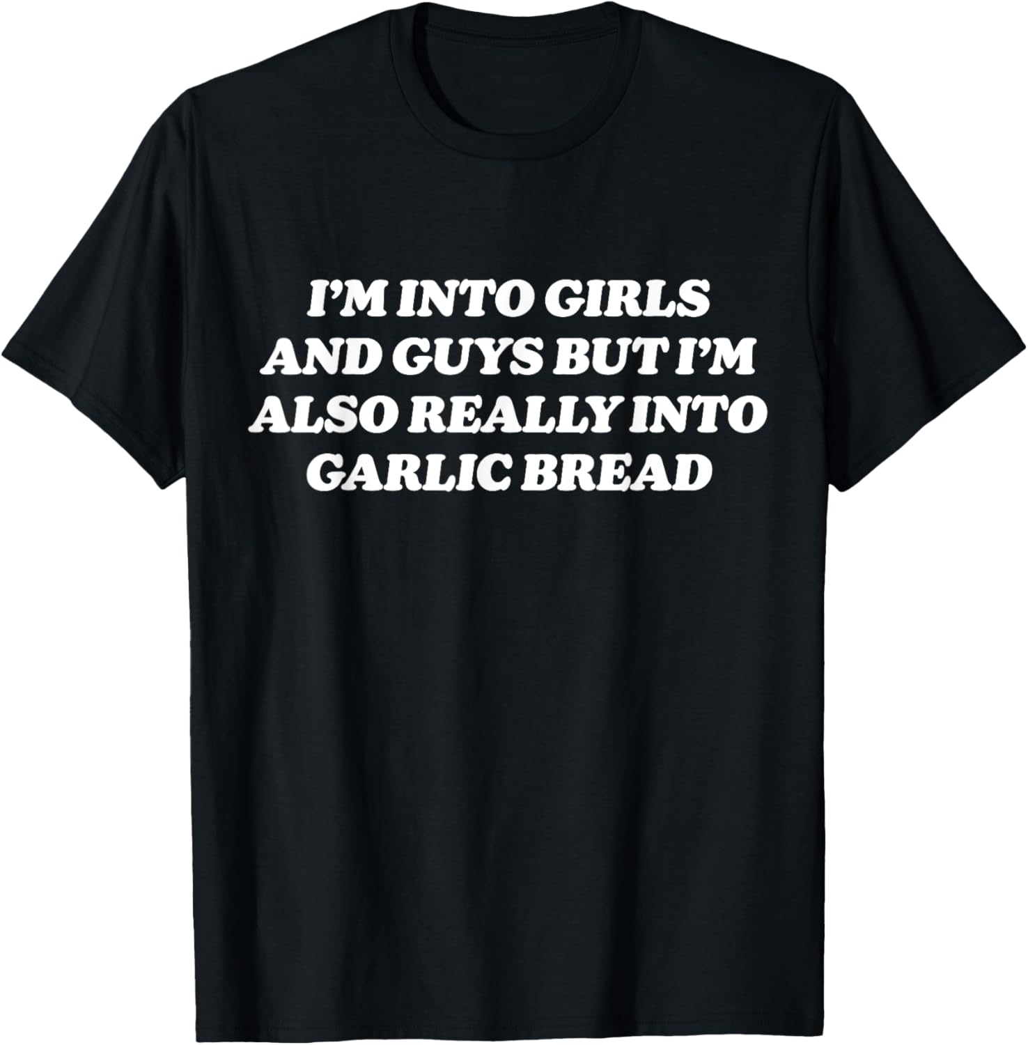 Funny Garlic Bread Meme T-Shirt for Bisexual Gay Lesbian Foodies - 3