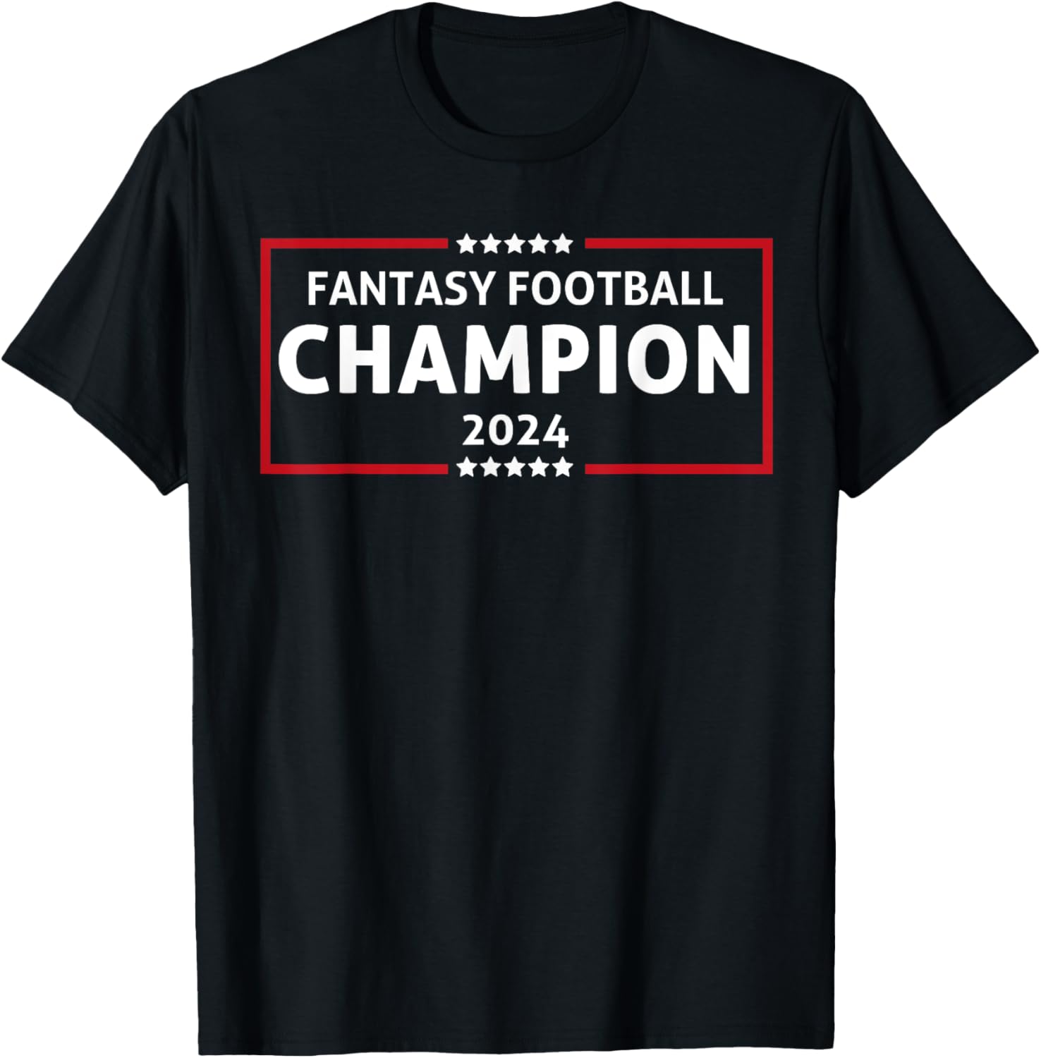 Fantasy Football Champion 2024 T-Shirt for League Winners and Fans - 1