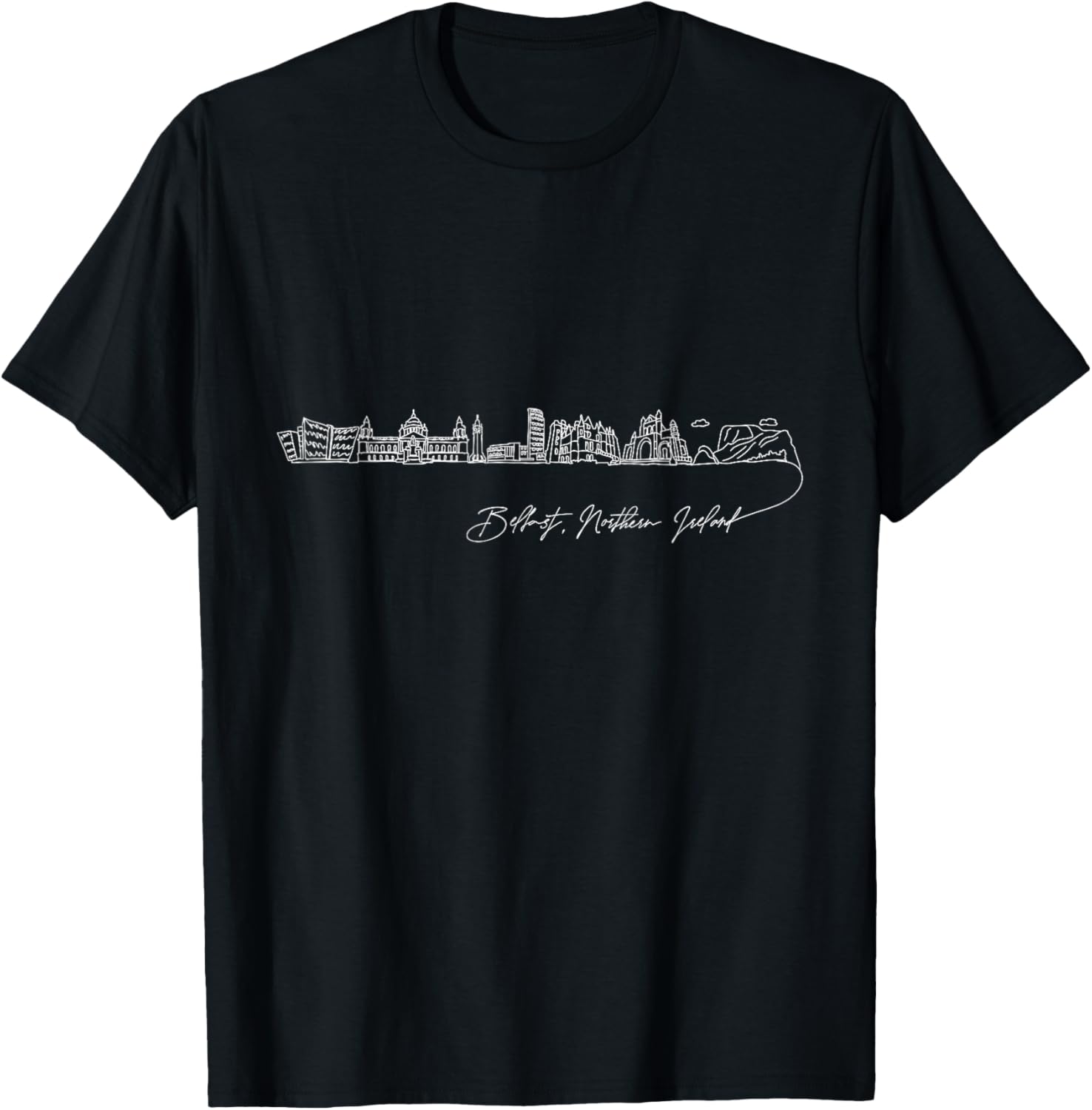 Signature Belfast City Skyline T-Shirt Perfect Northern Ireland Souvenir - 21