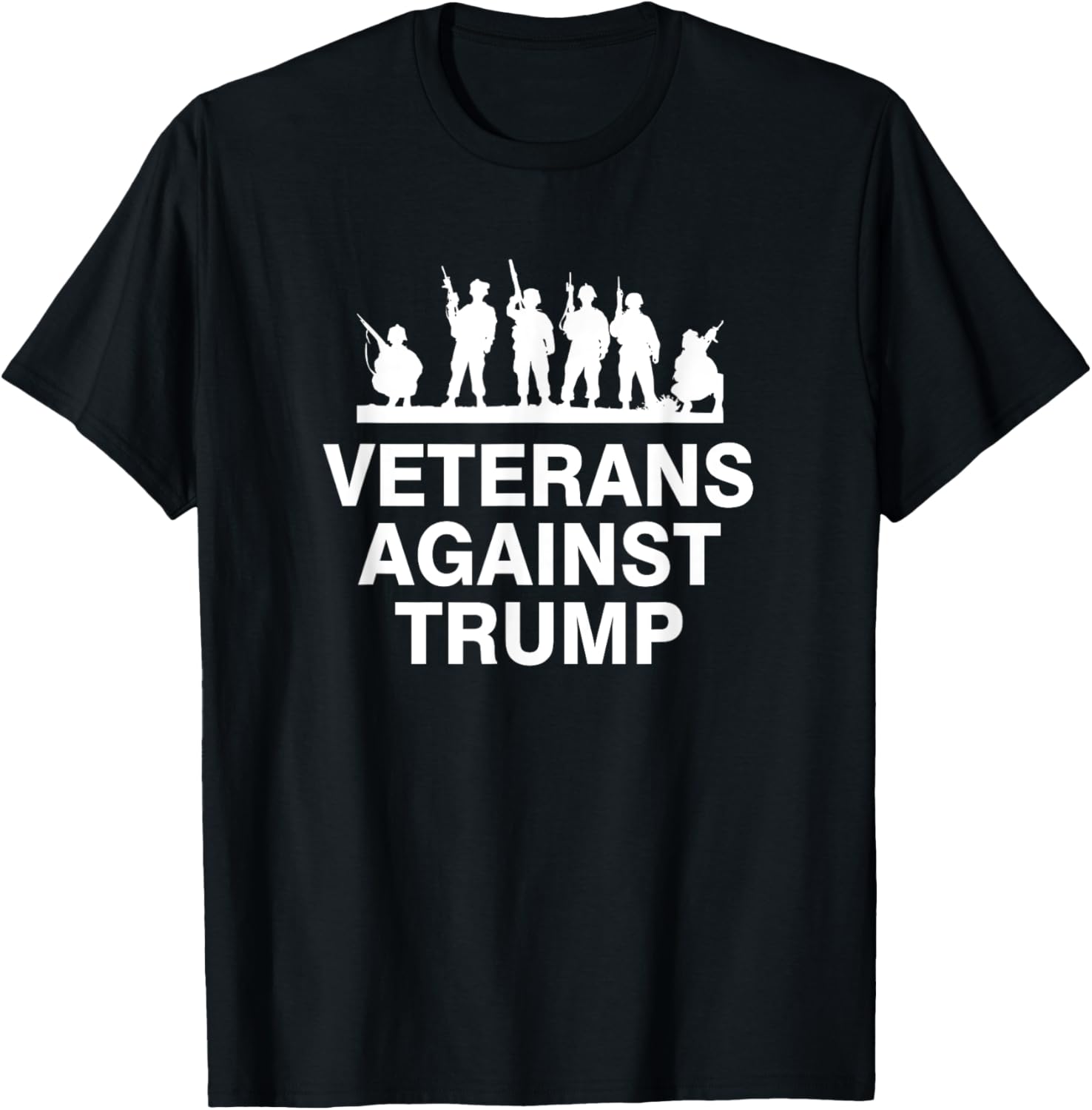 Veterans Against Trump T-Shirt for Supportive Activism and Style - 9