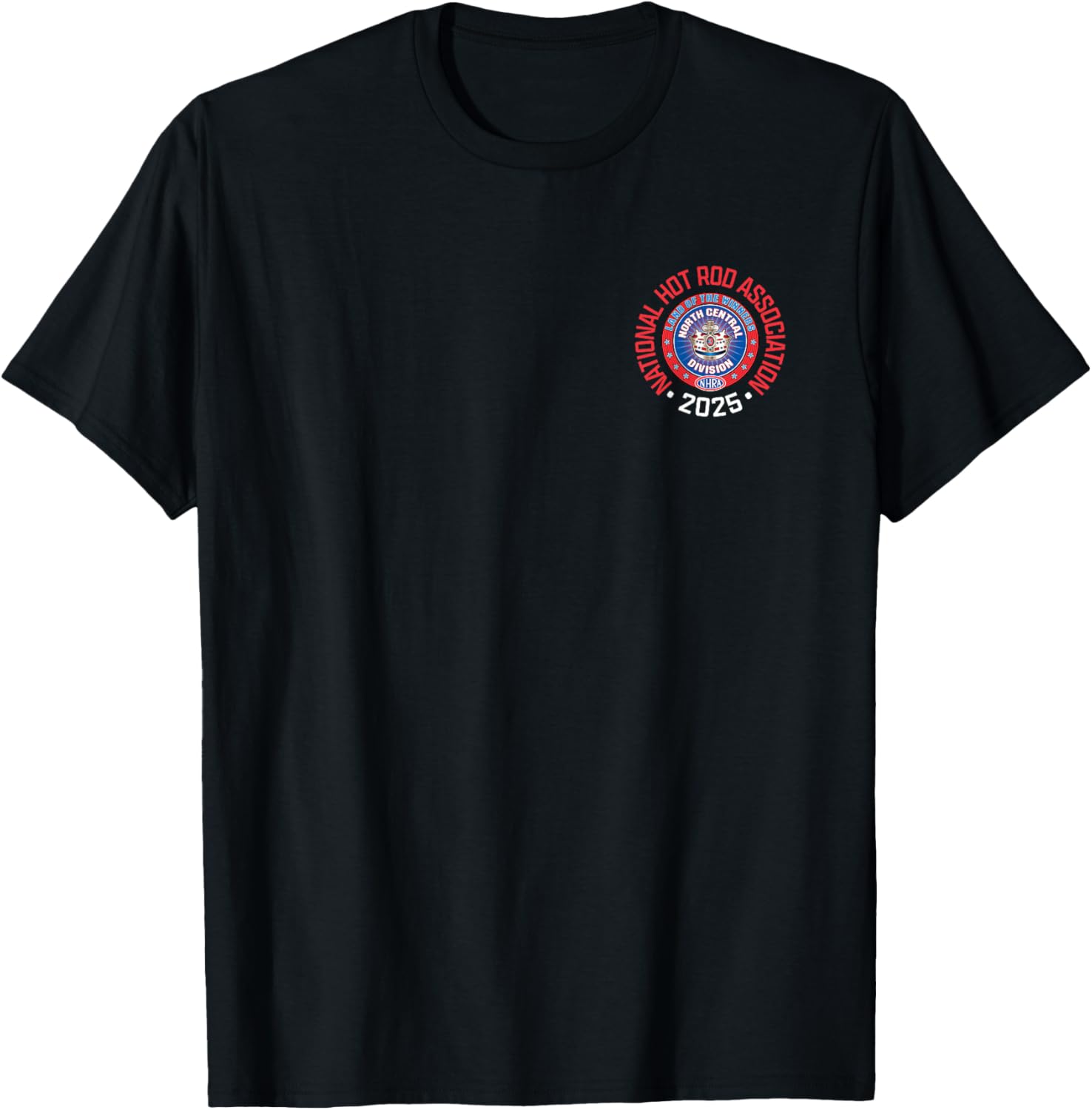 NHRA North Central Division Circle Logo T-Shirt for Racing Fans - 23