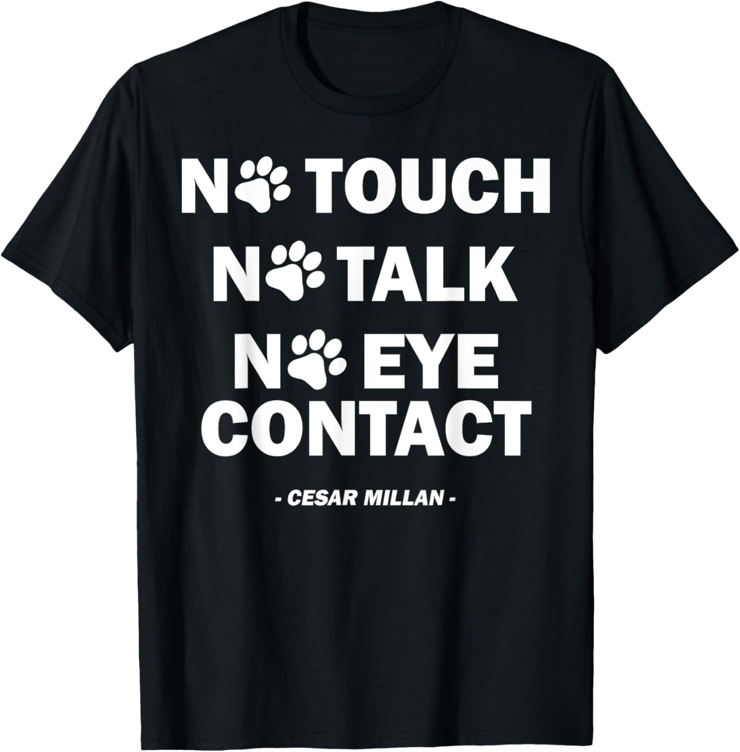 No Touch No Talk No Eye Contact Funny T-Shirt for Introverts and Shy People - 4