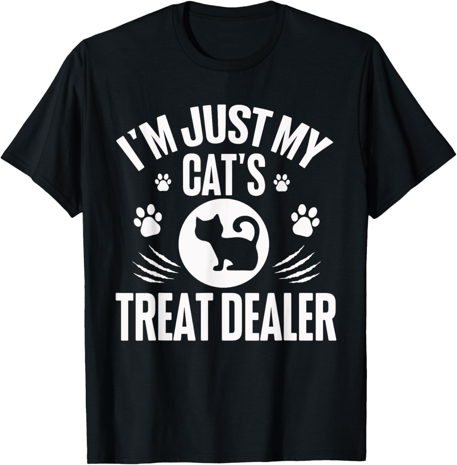 Funny Cat Treat Dealer T-Shirt for Cat Lovers Cute Gift Idea - 8