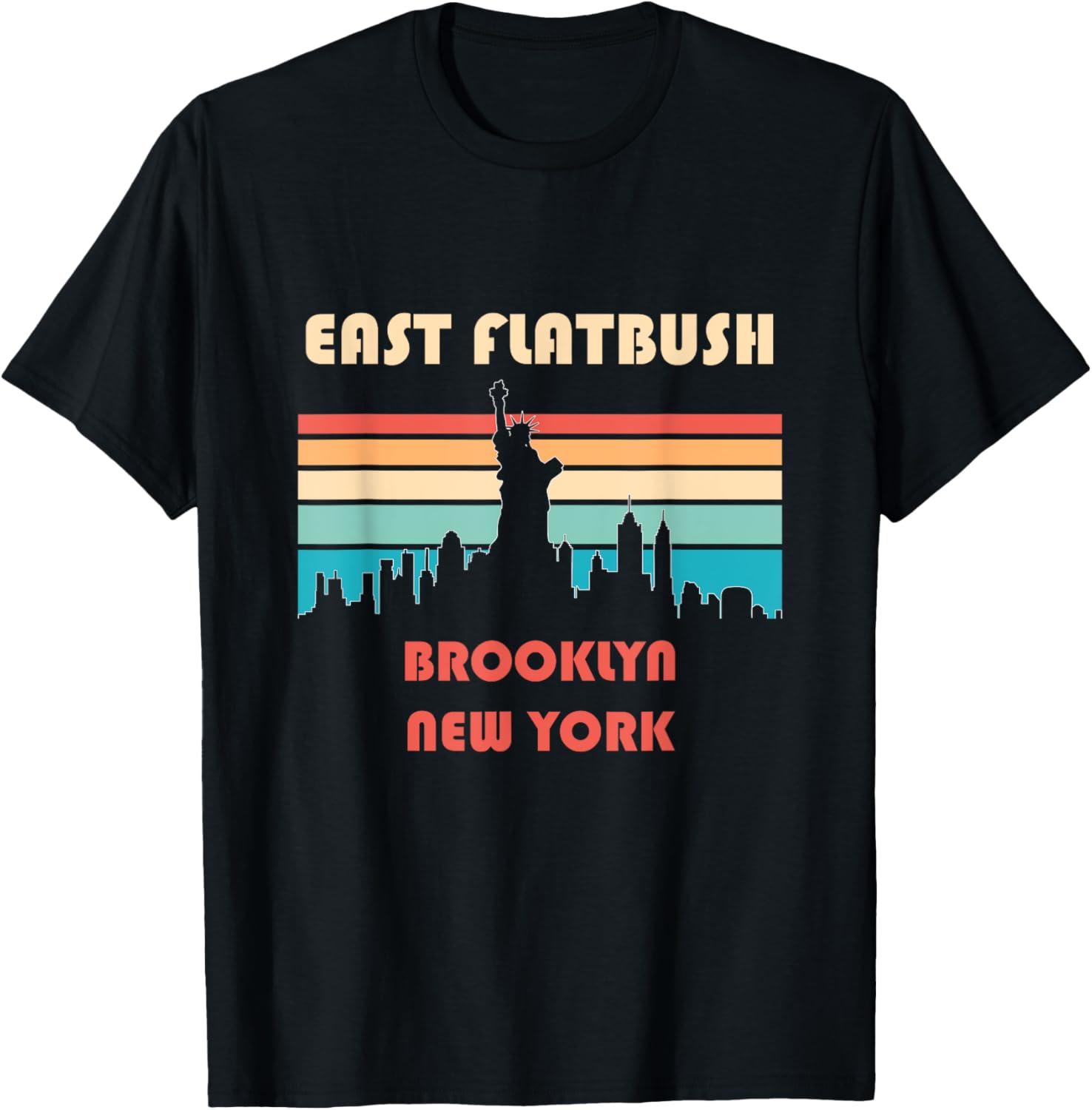 East Flatbush Brooklyn Retro Vintage T-Shirt Perfect for Any Wardrobe - 2