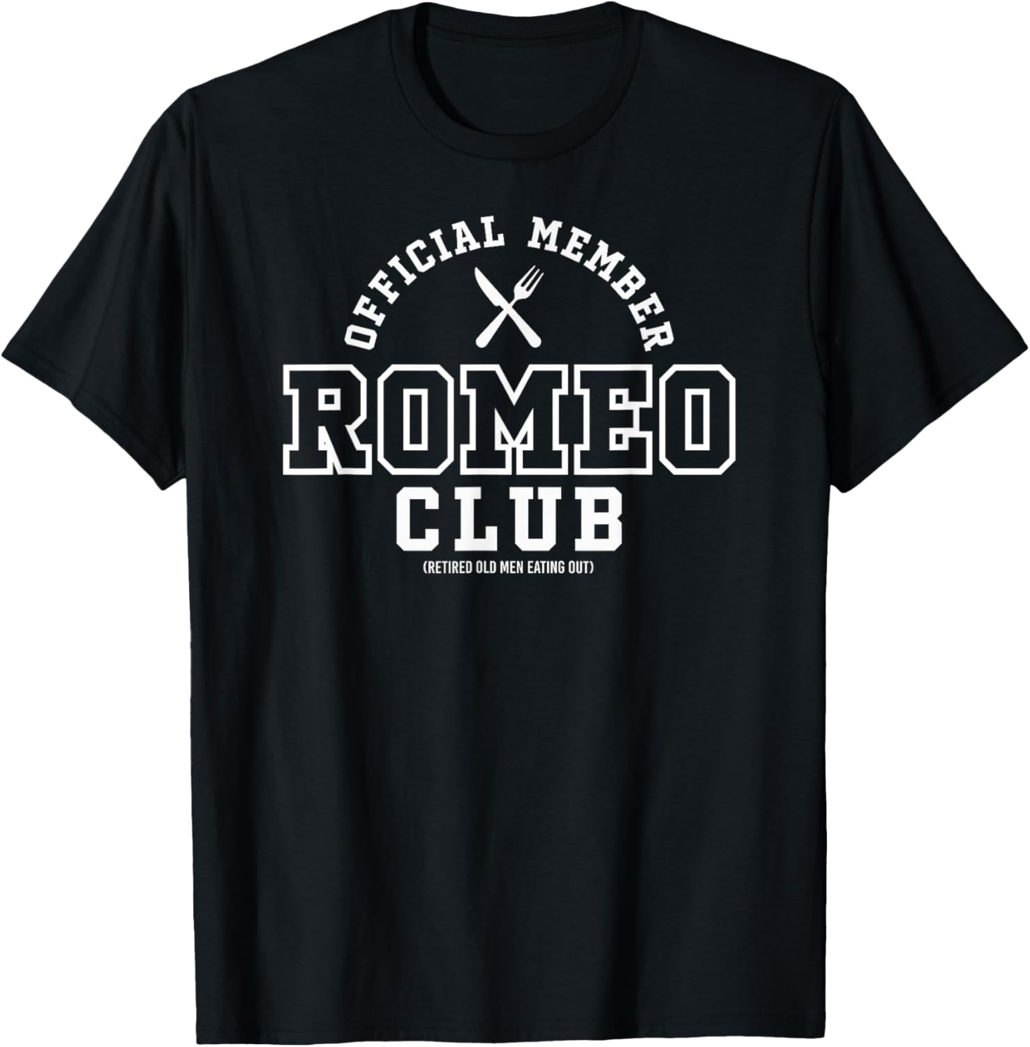 Official Member ROMEO Club White Print T-Shirt for Stylish Comfort - 8