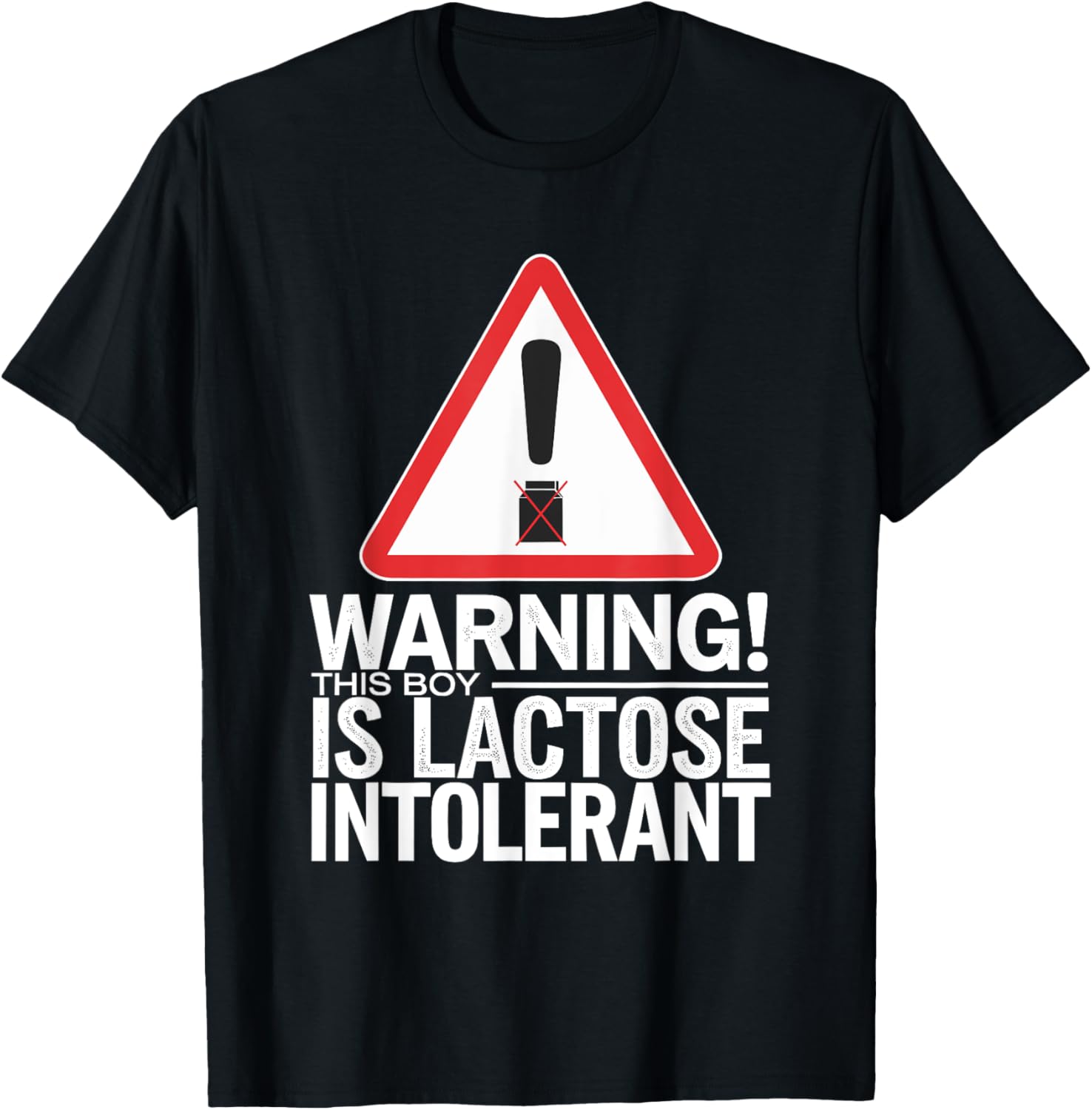 Lactose Intolerance Boy T-Shirt for Dairy Allergy Awareness and Style - 1