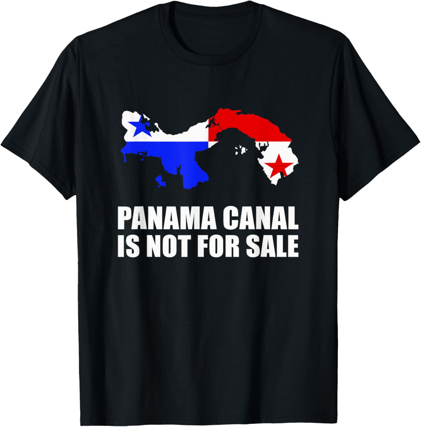 Panama Canal Not For Sale Map T-Shirt for Proud Panama and USA Fans - 17