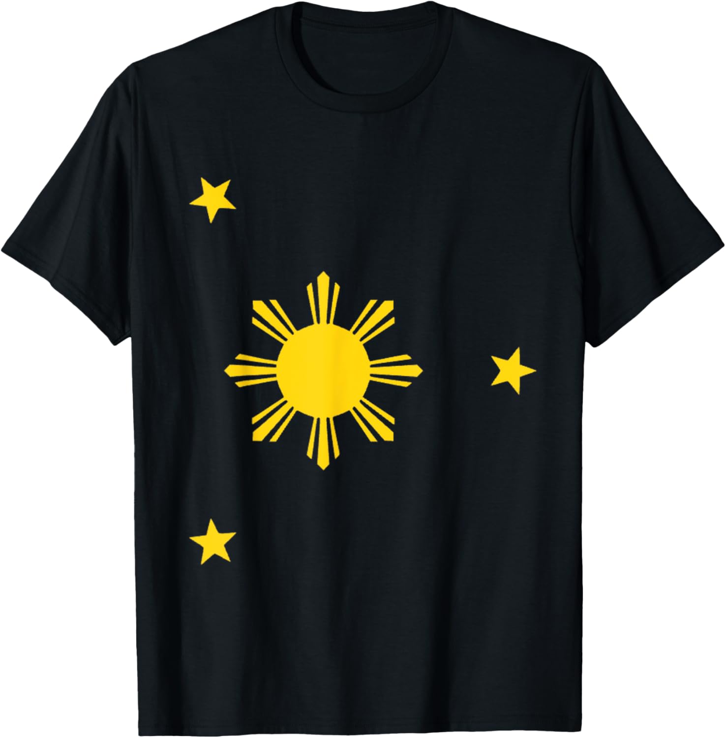 Filipino Symbol Stars T-Shirt for Stylish Everyday Wear - 1