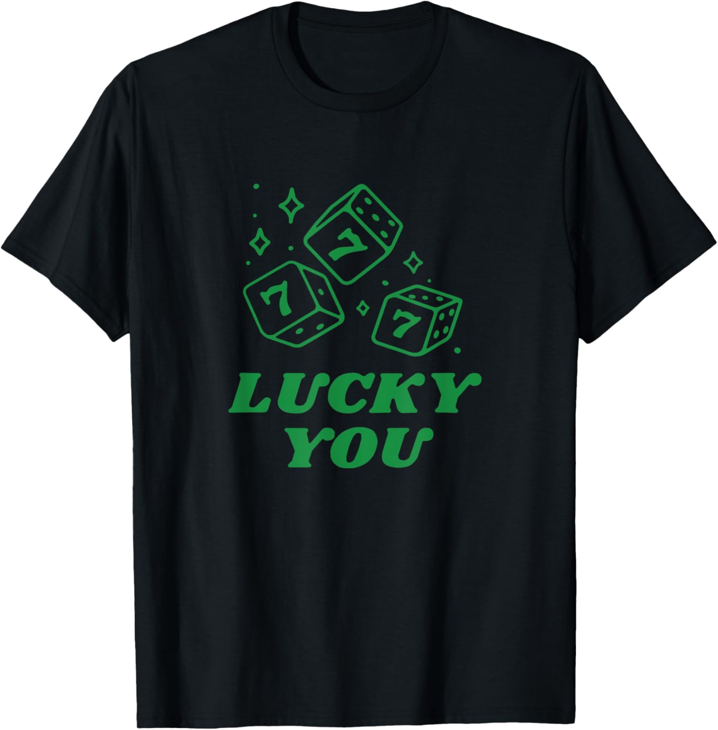 Trendy Y2K Lucky Dice T-Shirt - Funny 90s Style Apparel for Everyone - 1