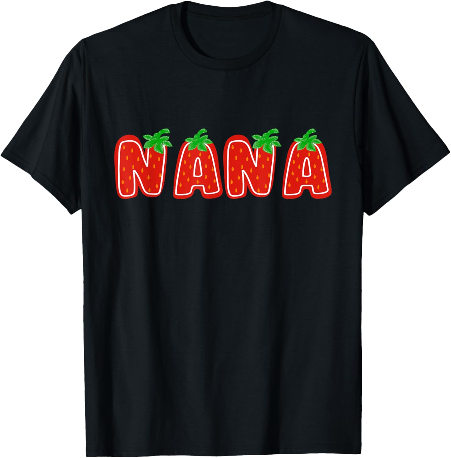 Funny Strawberry Nana Family Matching T-Shirts for 1st Birthday Celebration - 14