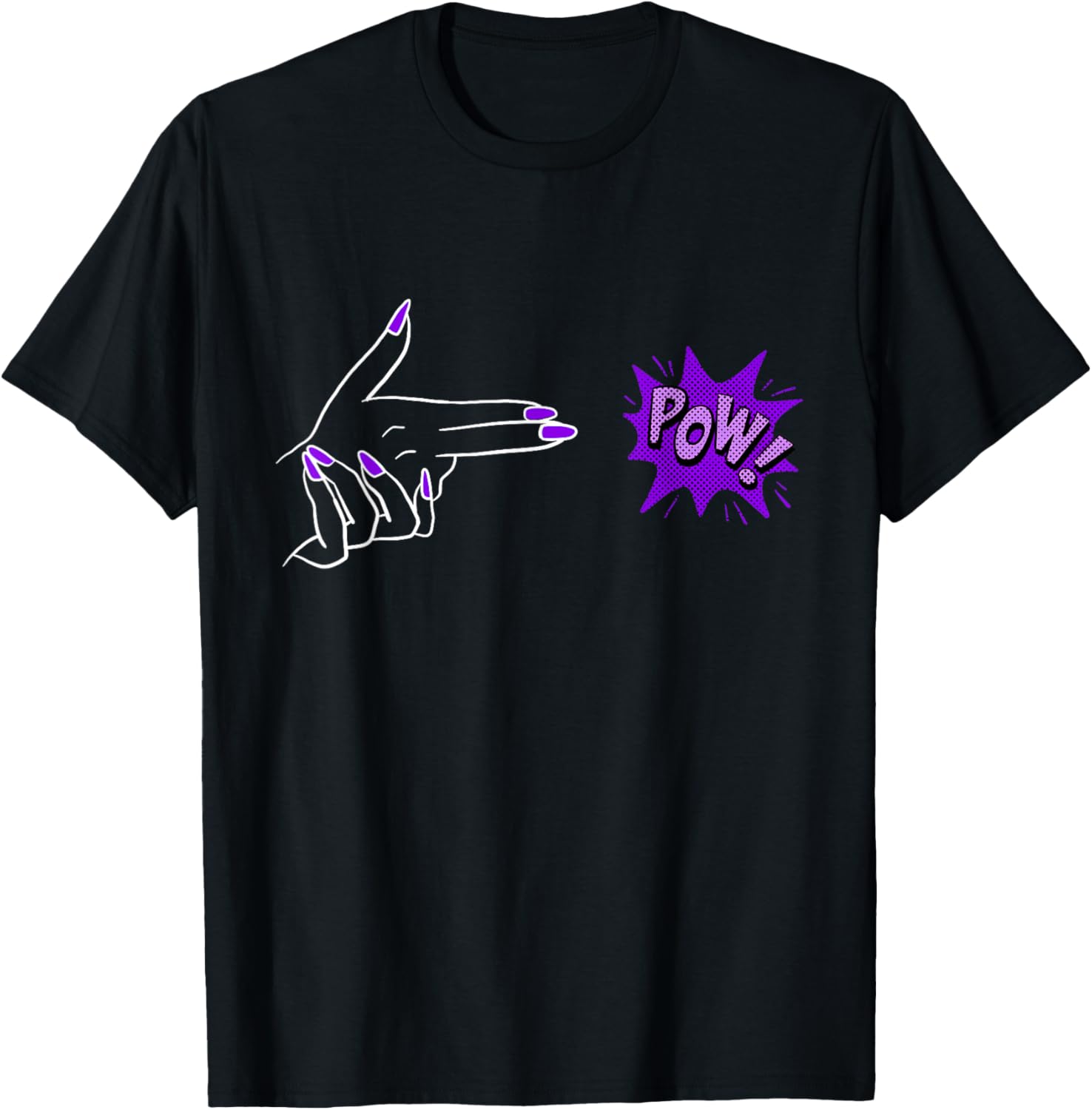 Purple Boy Bye Graphic T-Shirt for Trendy Casual Style and Comfort - 6