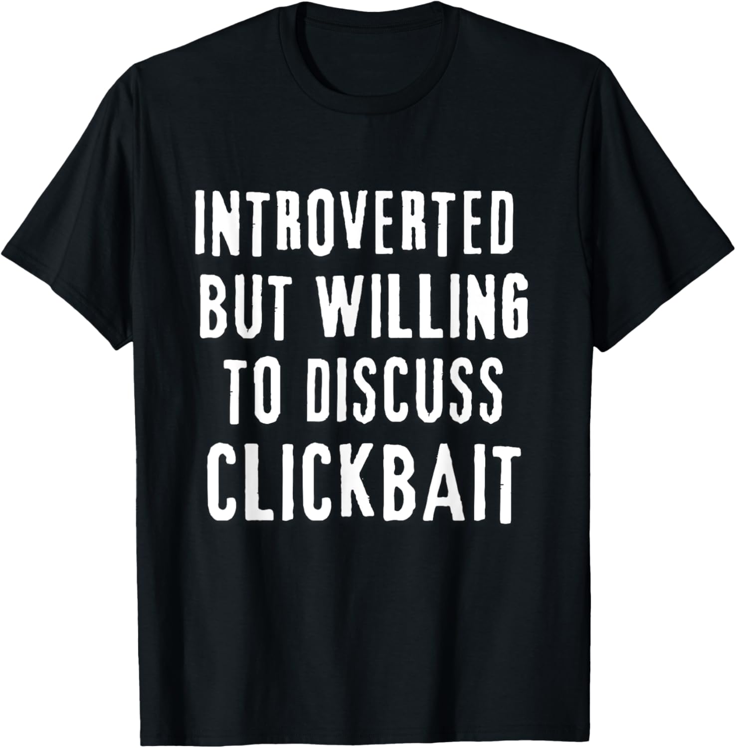 Introverted But Willing to Discuss T-Shirt Fun and Quirky Graphic Tee - 21