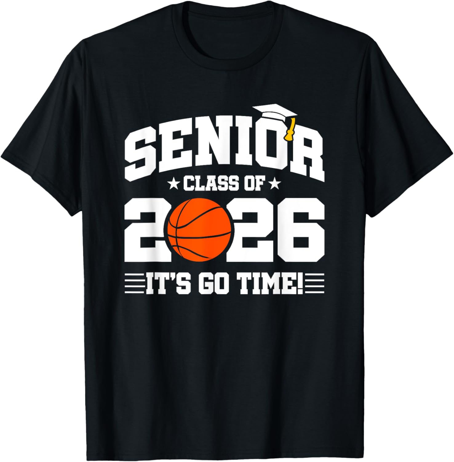 Class of 2026 Senior Year Basketball Player T-Shirt for Basketball Fans - 7