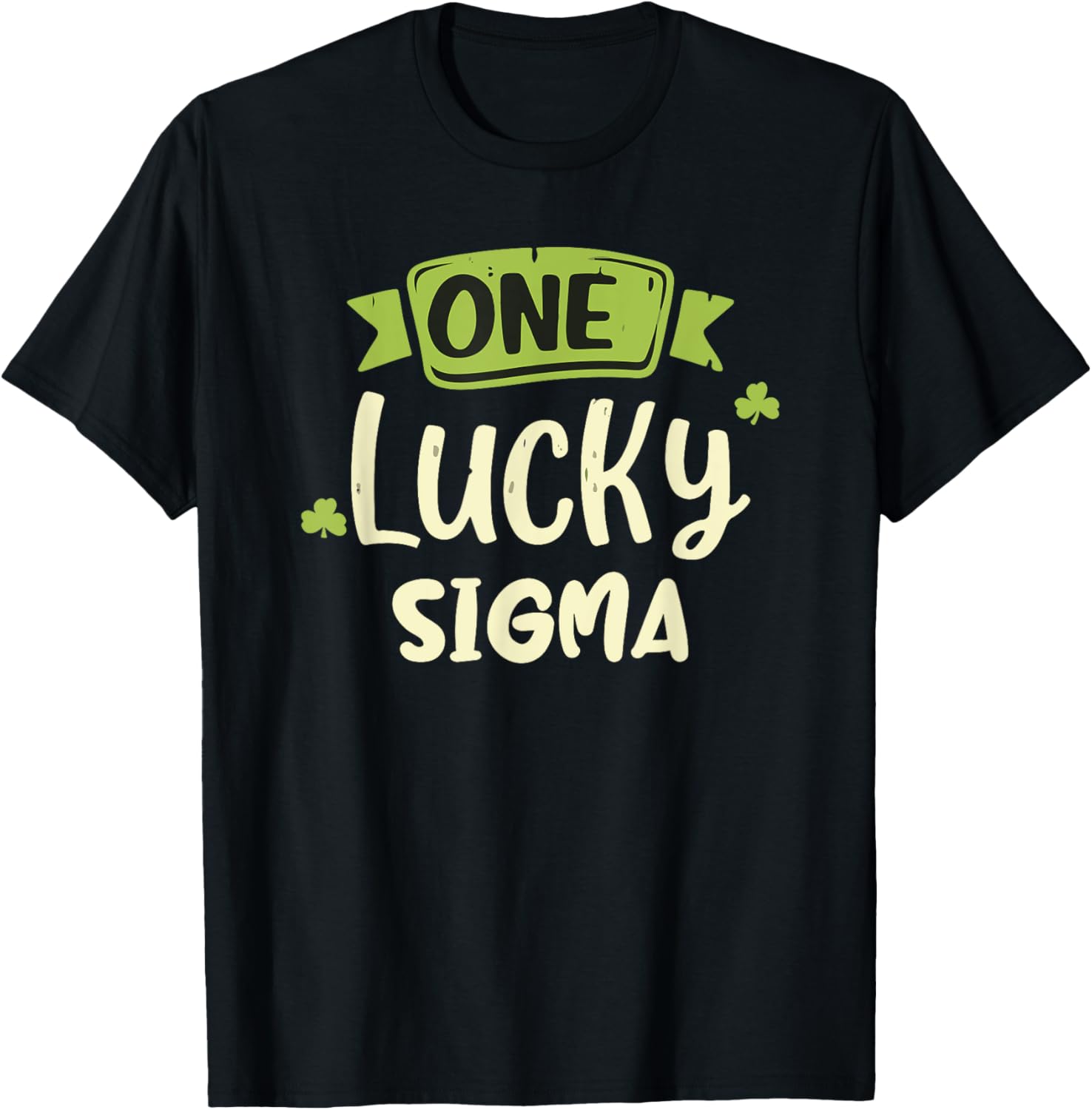 One Lucky Sigma St. Patrick's Day T-Shirt for Festive Celebrations - 2