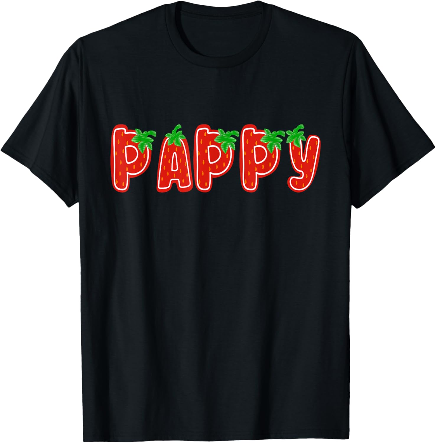 Strawberry Pappy Funny First Birthday Family Matching T-Shirt - 3